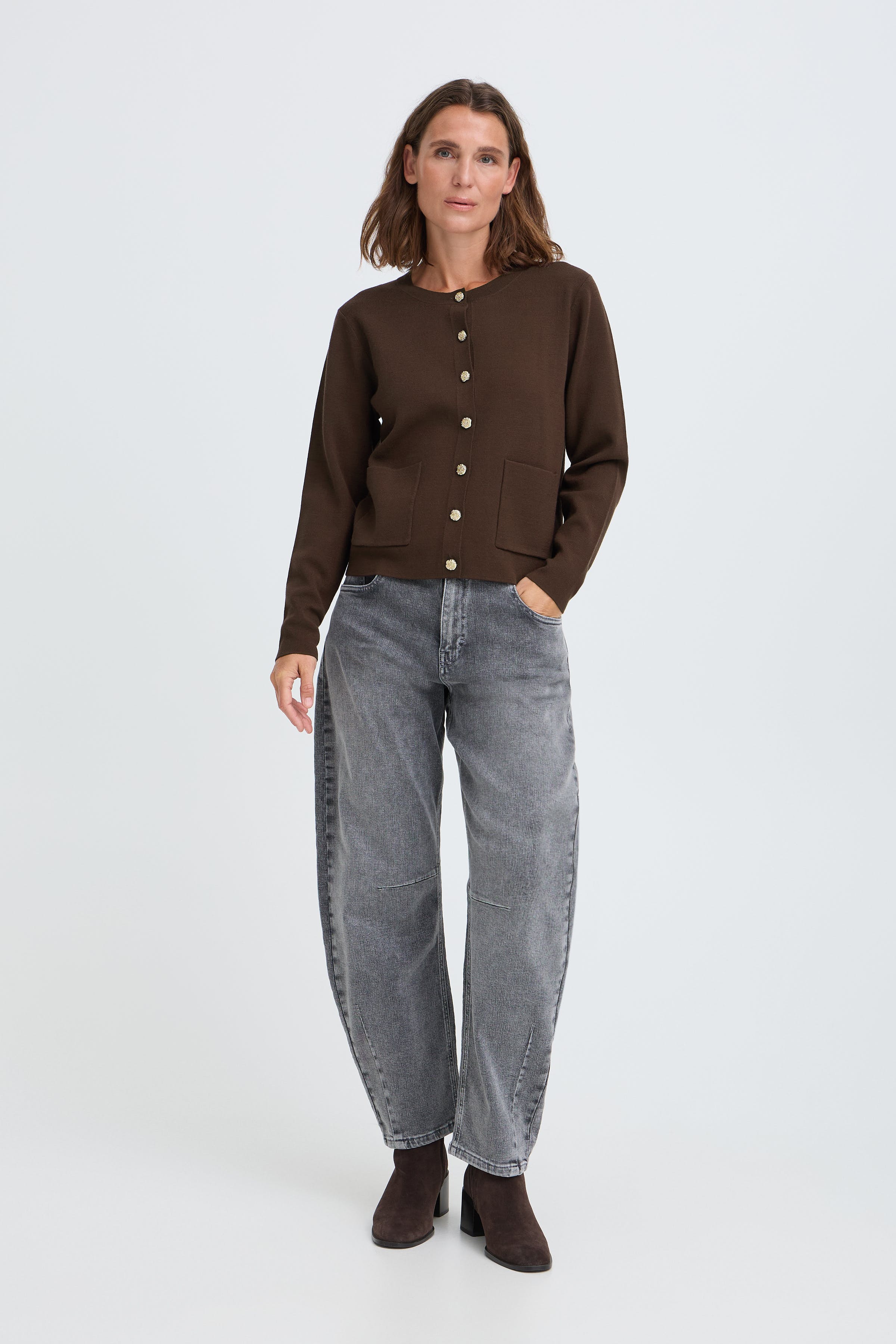 PZSARA Cardigan LOOKBOOK FRONT 50210662-191103