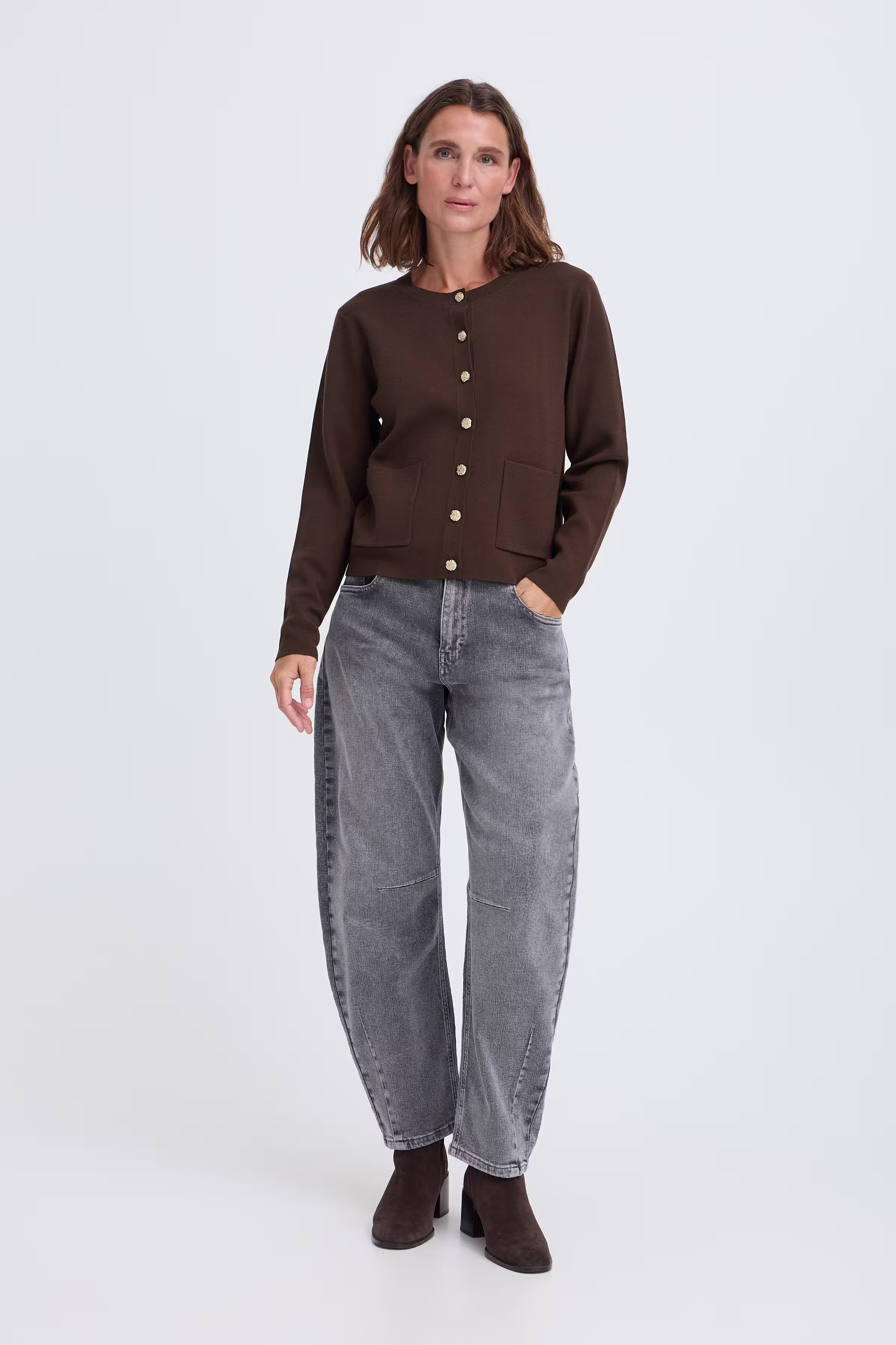 PZSARA Cardigan LOOKBOOK FRONT 50210662-191103