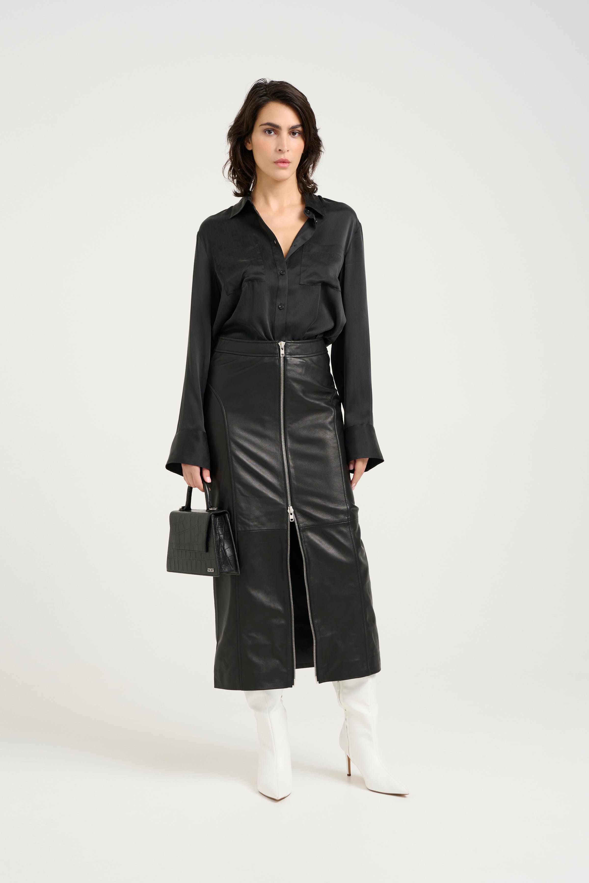 KhalieGZ Lederrock LOOKBOOK FRONT 10909782-100017