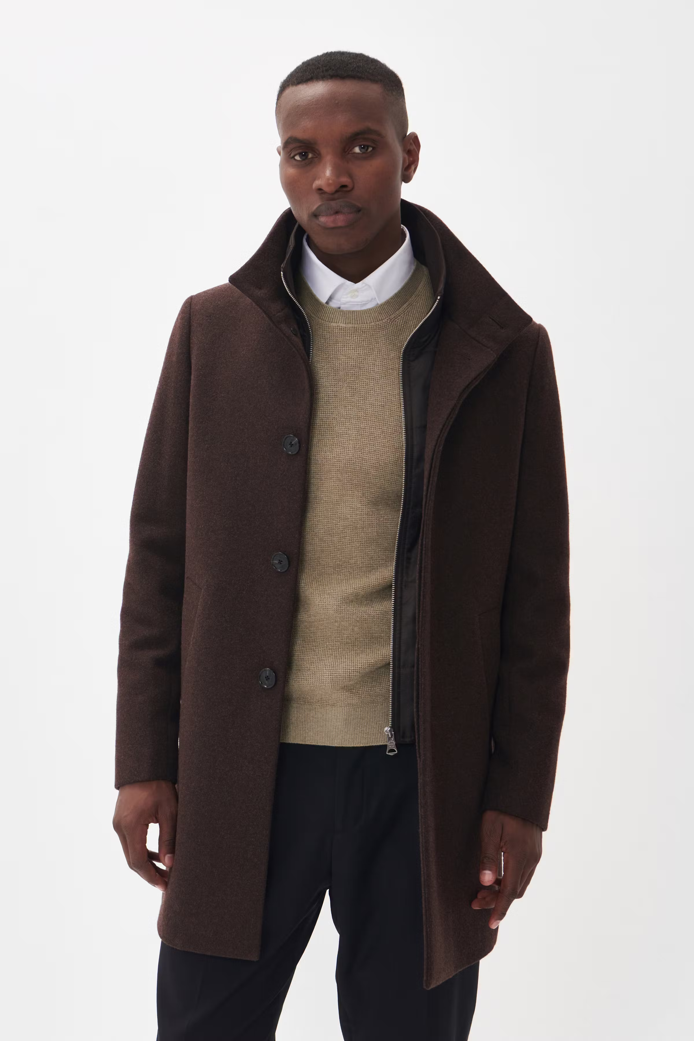 Harvey Wool Coat LOCATION NONE 30203845-191103