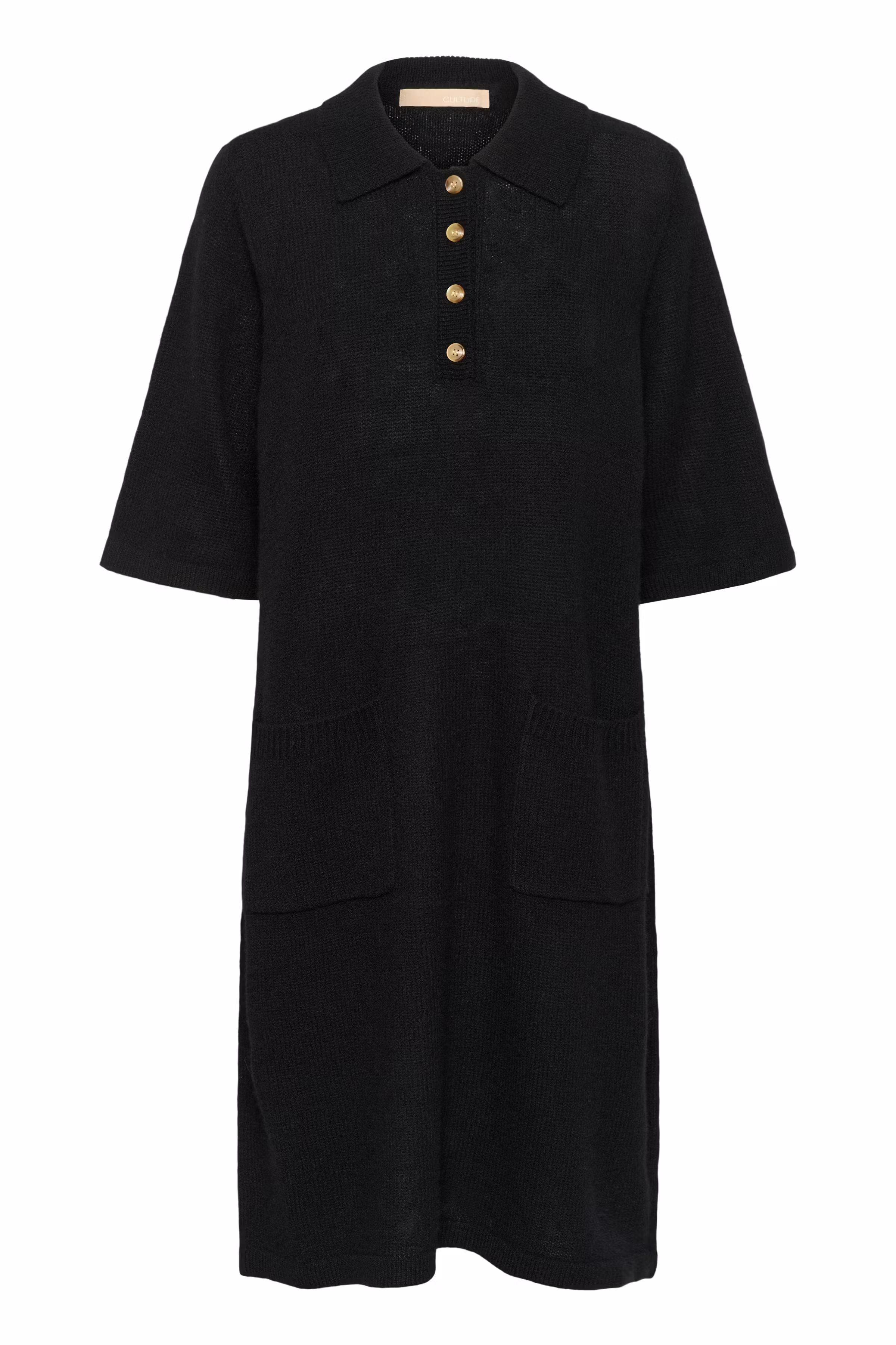 CUasima Stickad klänning i ul PACK FRONT 50112446-500012