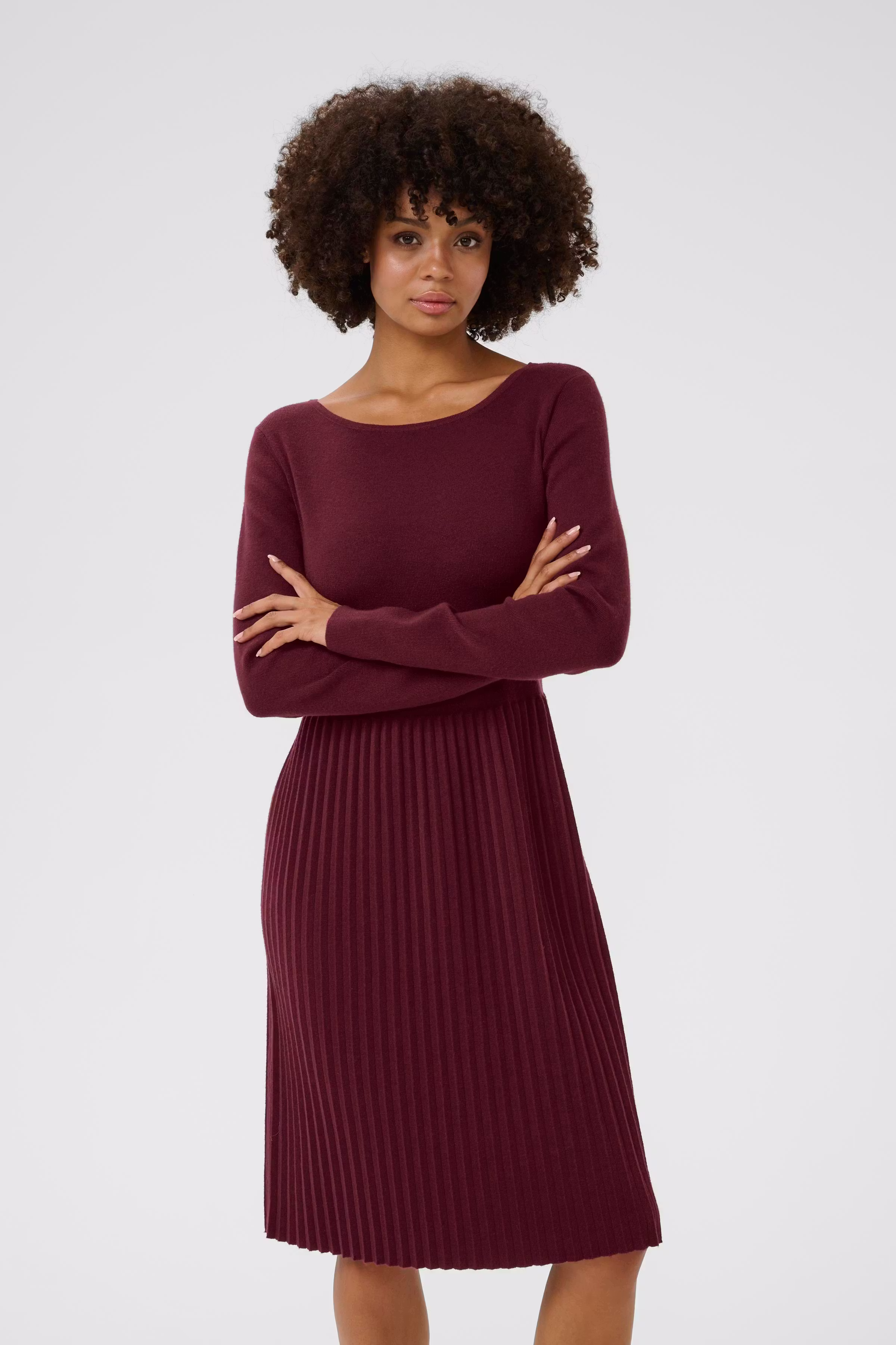 CUluci Strickkleid LOOKBOOK FRONT 50111749-191522