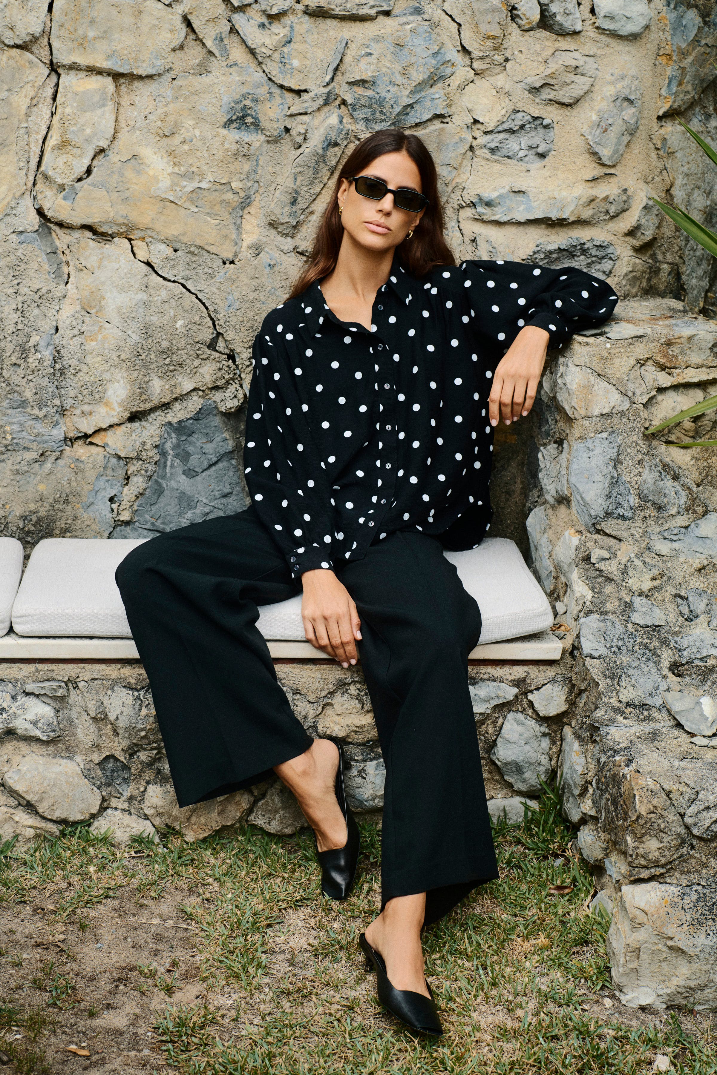 SLIdola Shirt with polka dots LOCATION NONE 30408750-304365