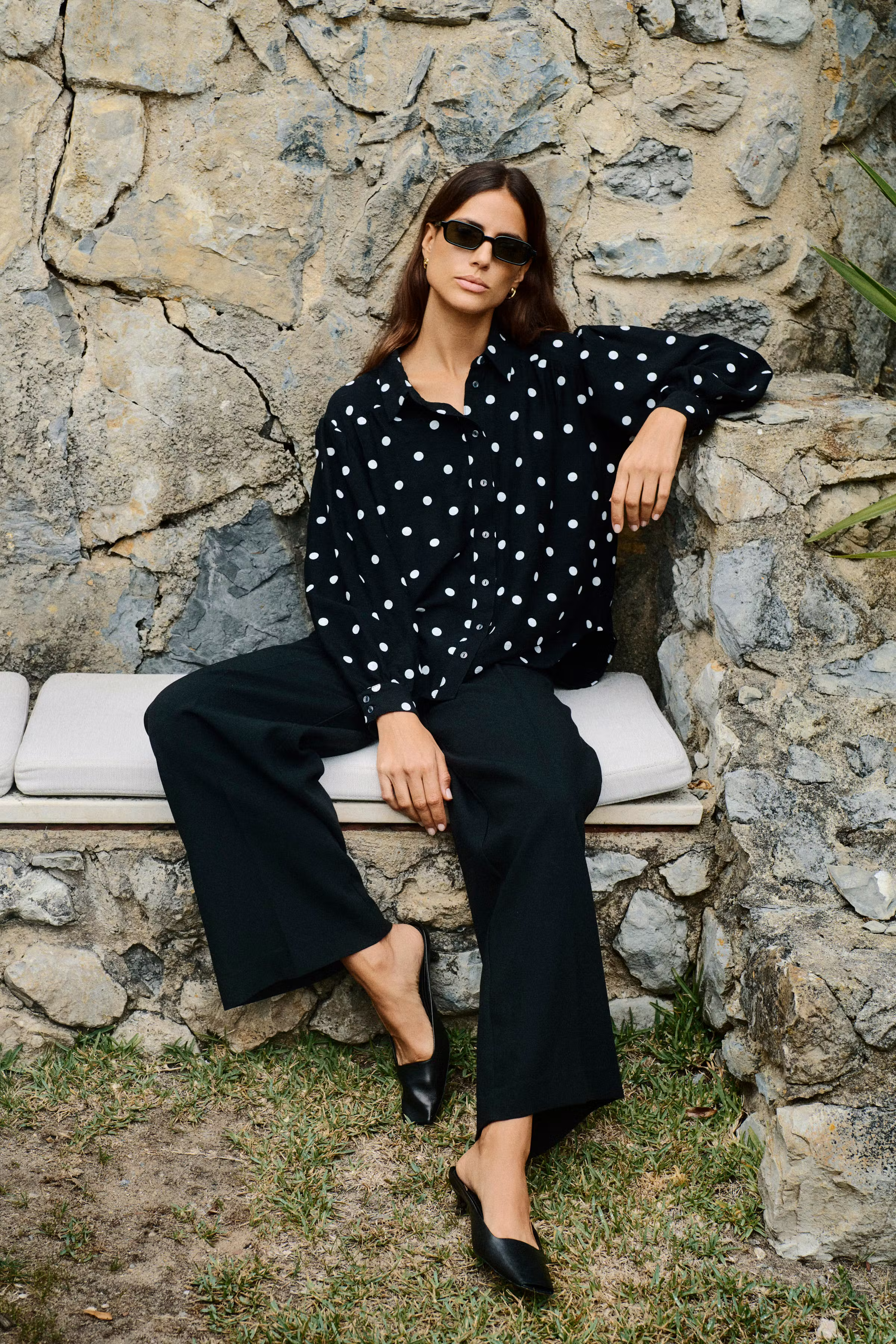 SLIdola Shirt with polka dots LOCATION NONE 30408750-304365