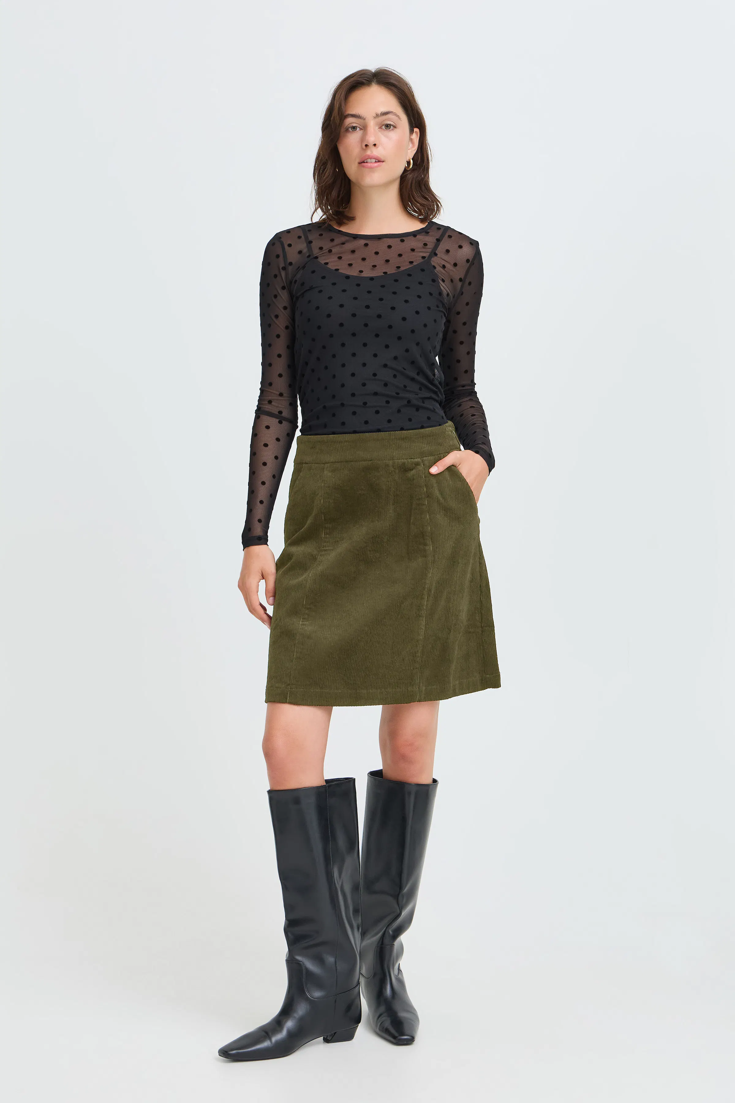 FRMITTY Skjørt LOOKBOOK FRONT 20614779-170619