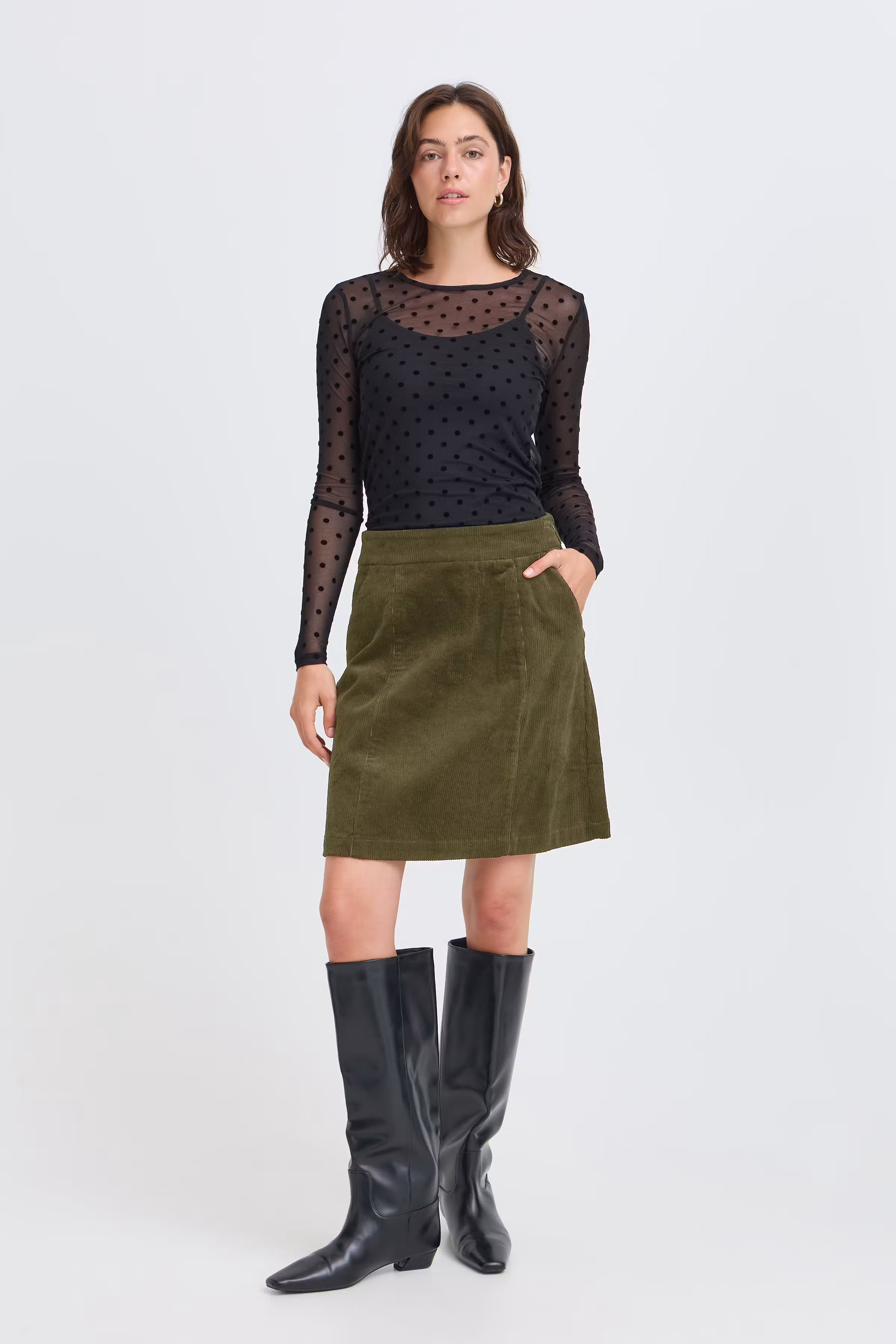FRMITTY Skjørt LOOKBOOK FRONT 20614779-170619