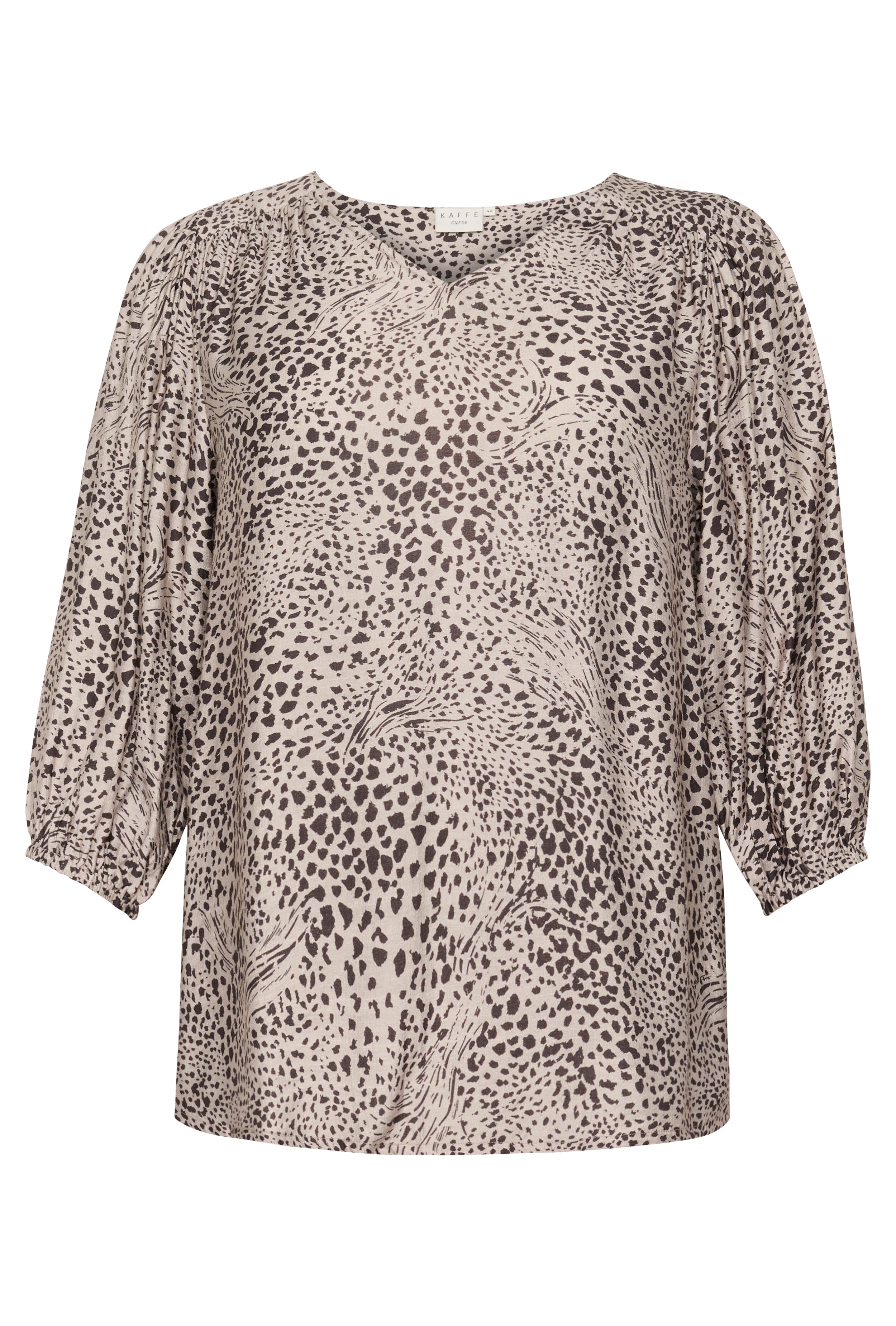 KCdebri Leopard Blouse PACK FRONT 10583208-107403