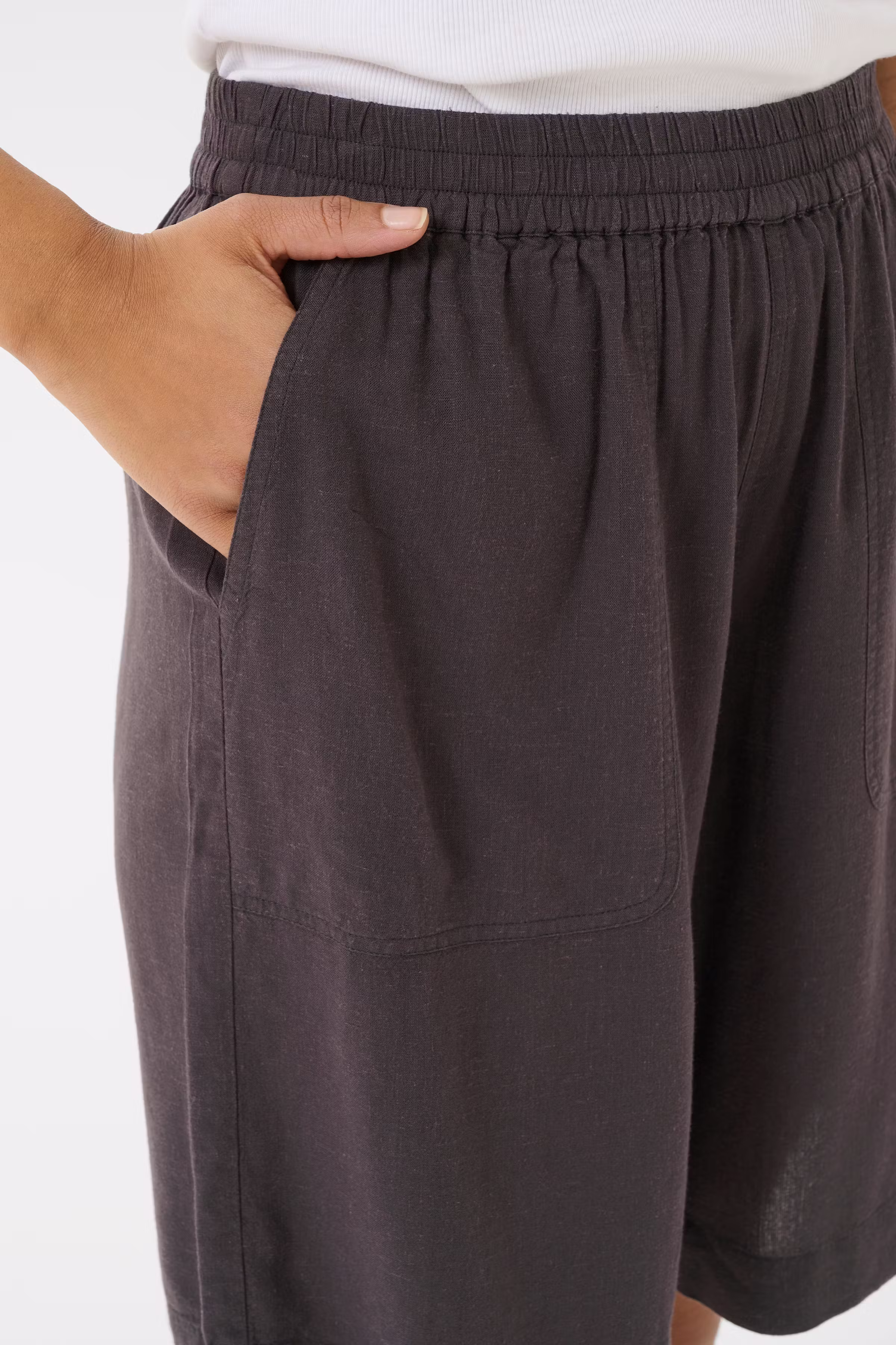 KAmilia Linen Shorts LOOKBOOK DETAIL 10509668-190205