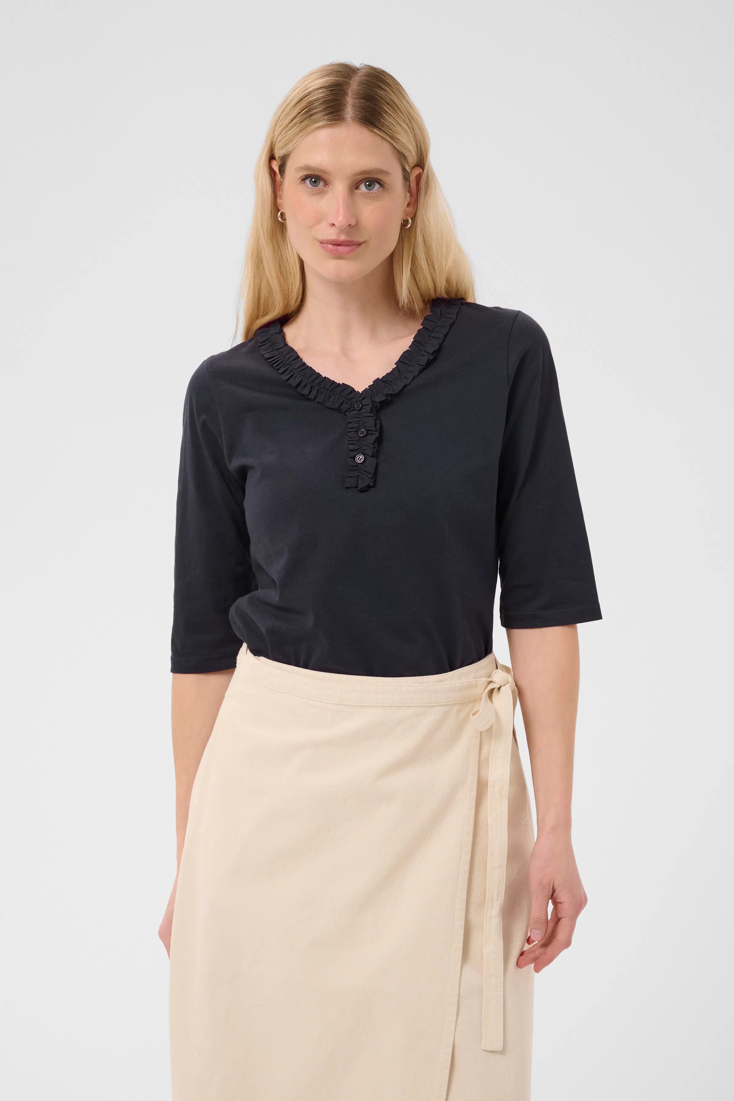 【新品未使用】Apolina Myra Blouse 2-3y MyraPW Blouse in birch / white colour