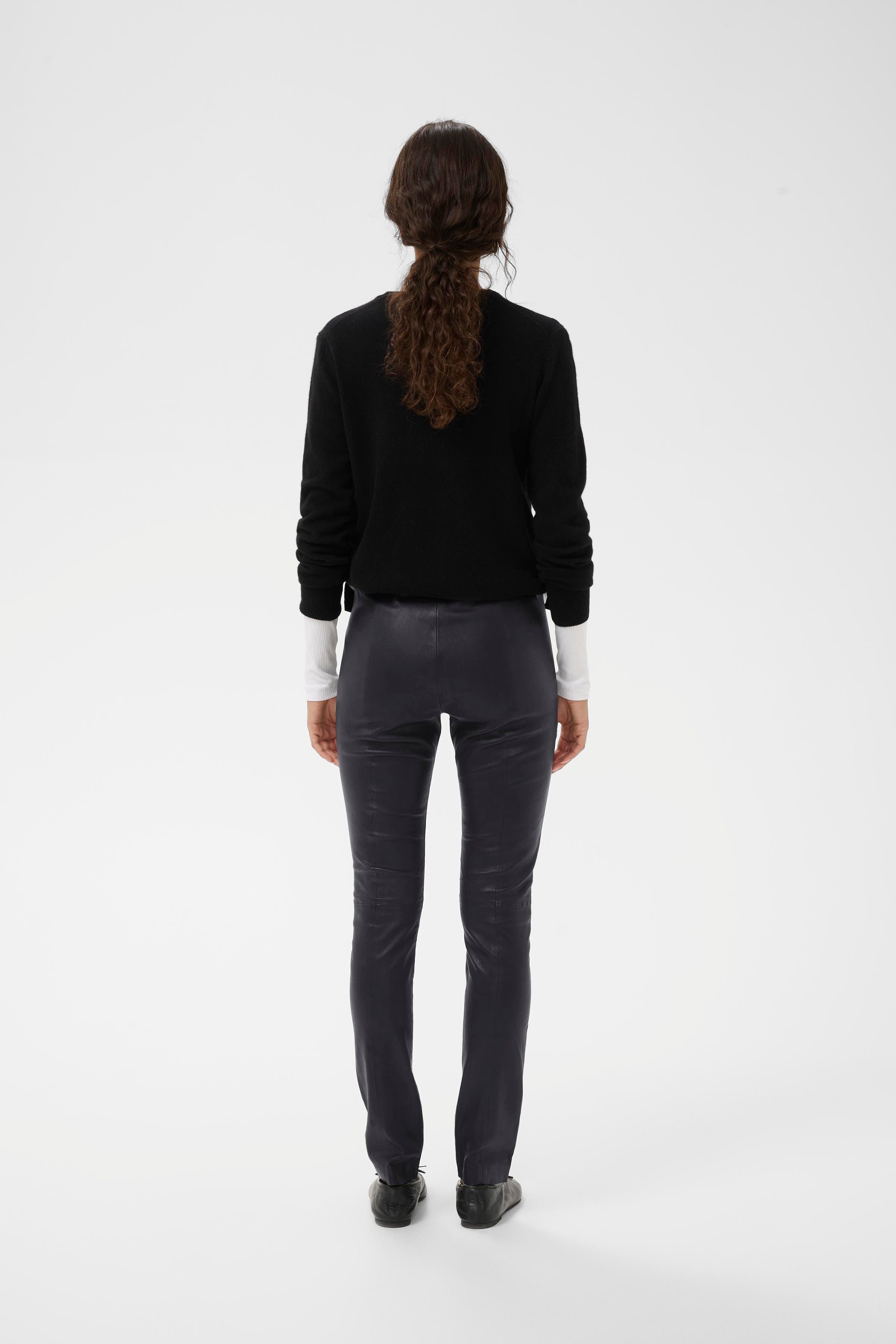 LuellaIW Læder Leggings LOOKBOOK BACK 30104634-10050