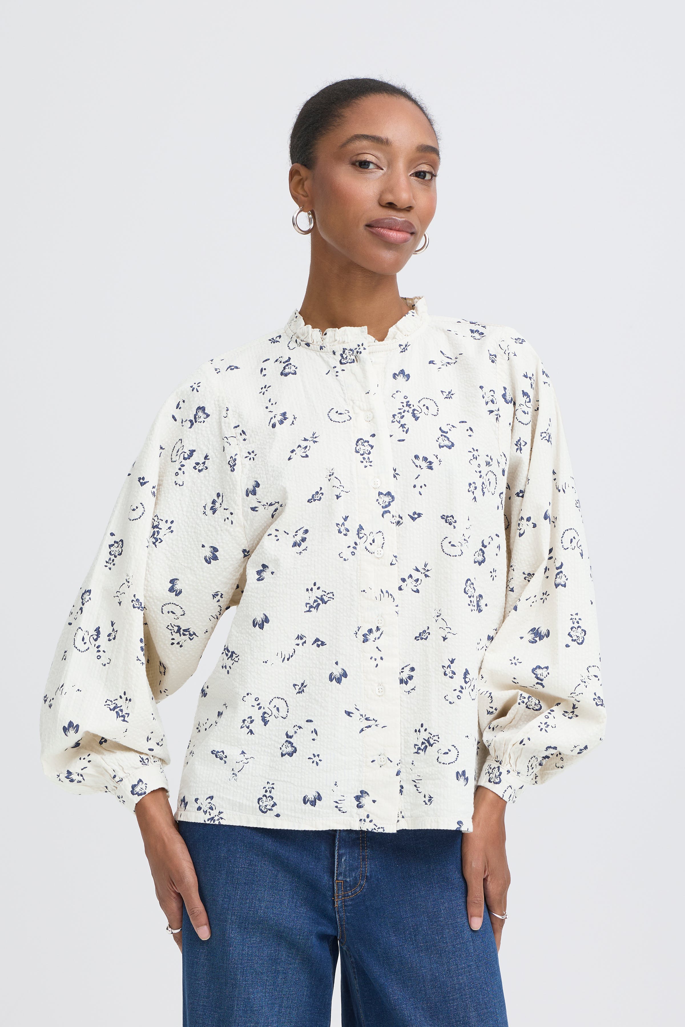 IHQWINA Skjorte LOOKBOOK FRONT 20125170-900004167