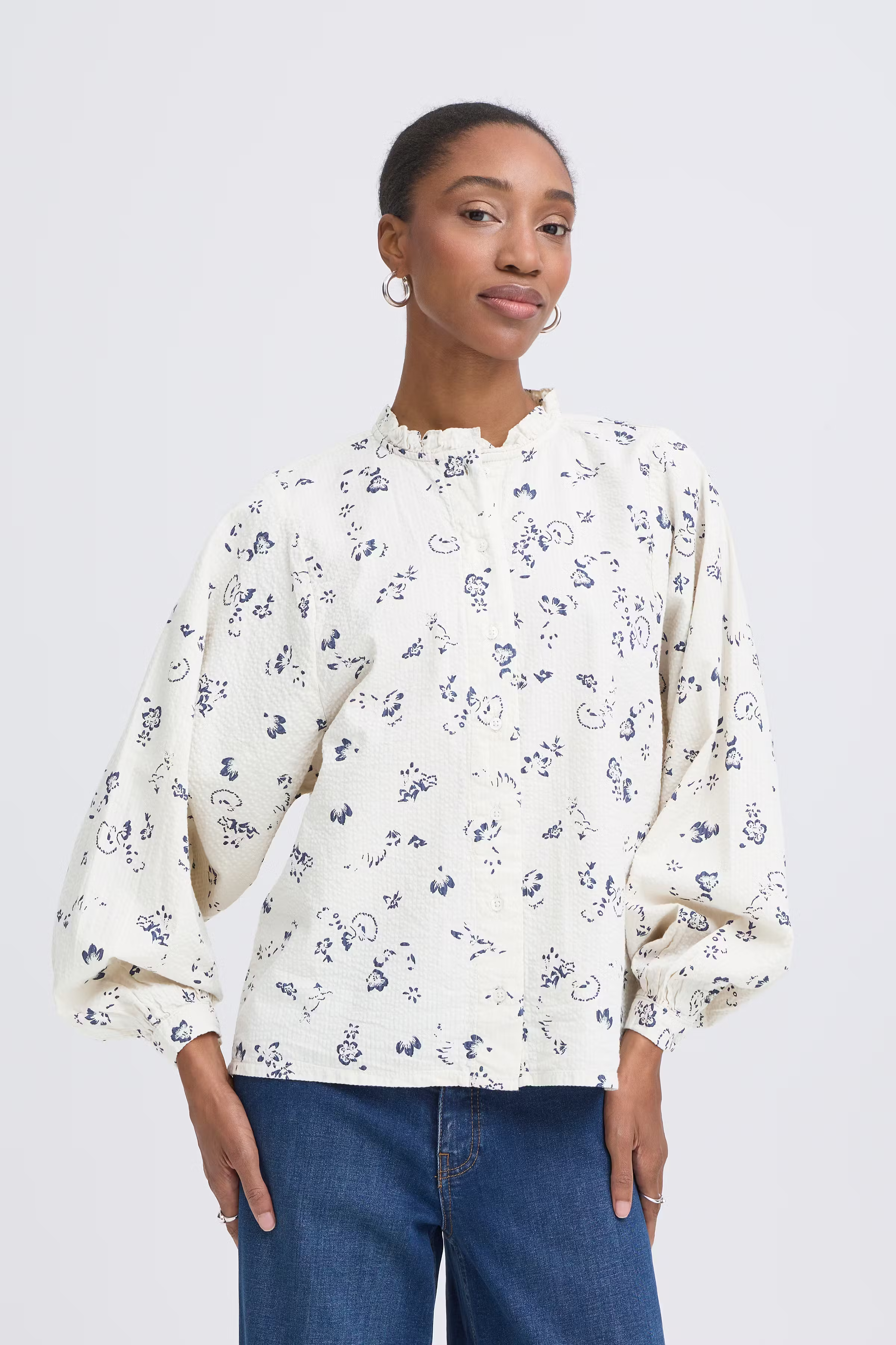 IHQWINA Skjorte LOOKBOOK FRONT 20125170-900004167