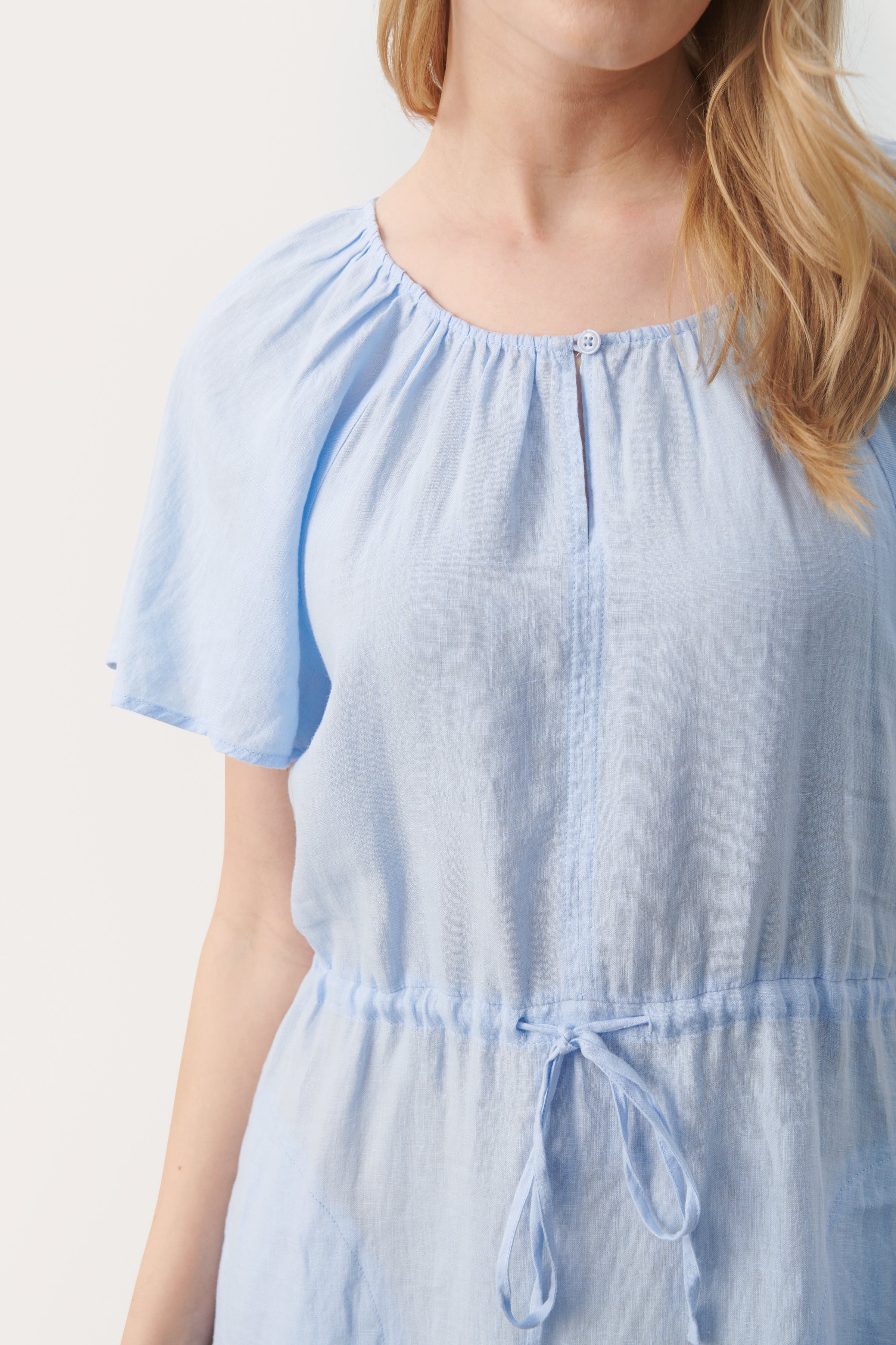 GeolinePW Lange linnen jurk LOOKBOOK DETAIL 30308590-154031