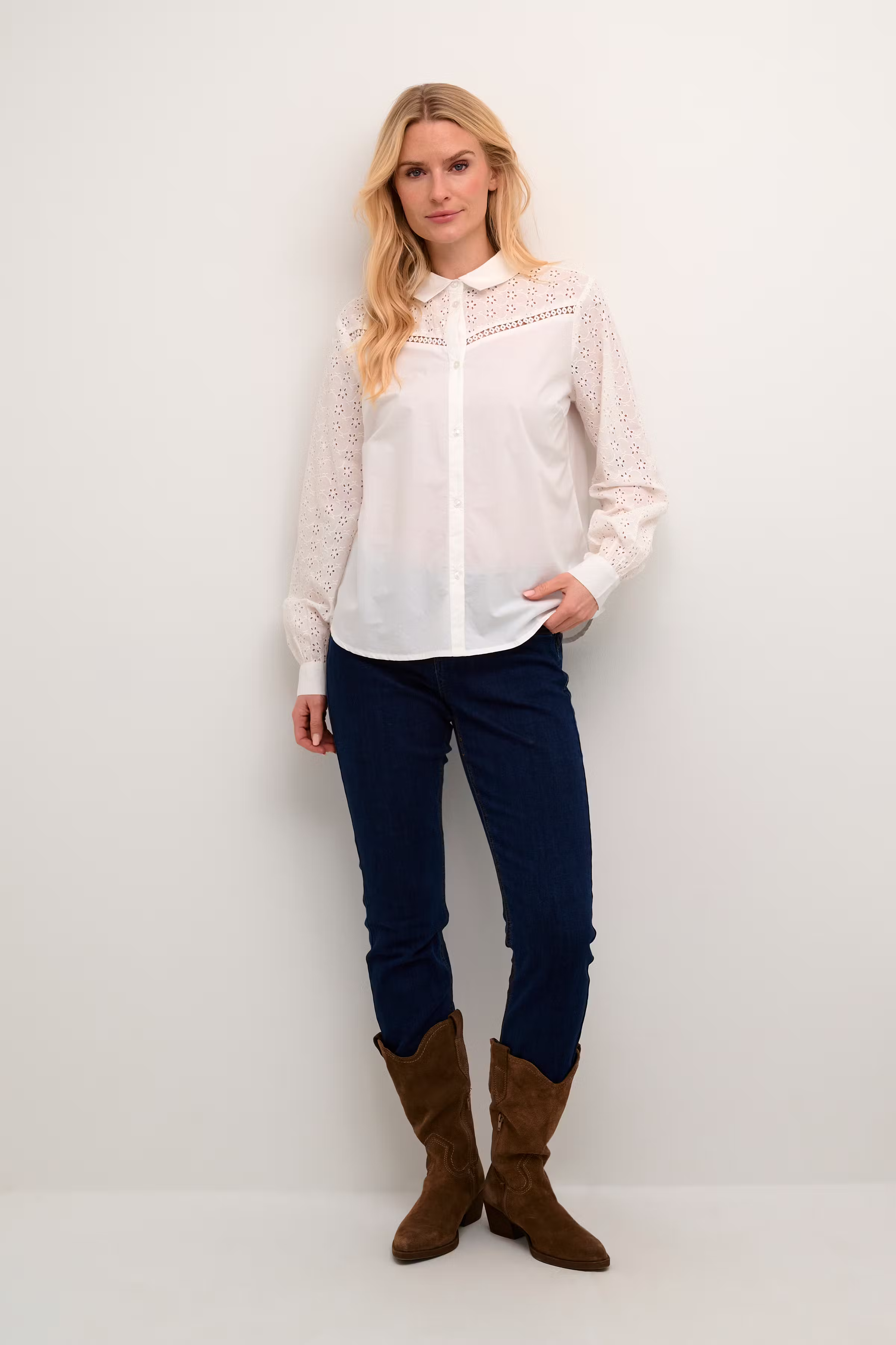 CRNasley Skjorta LOOKBOOK FRONT 10612782-110602