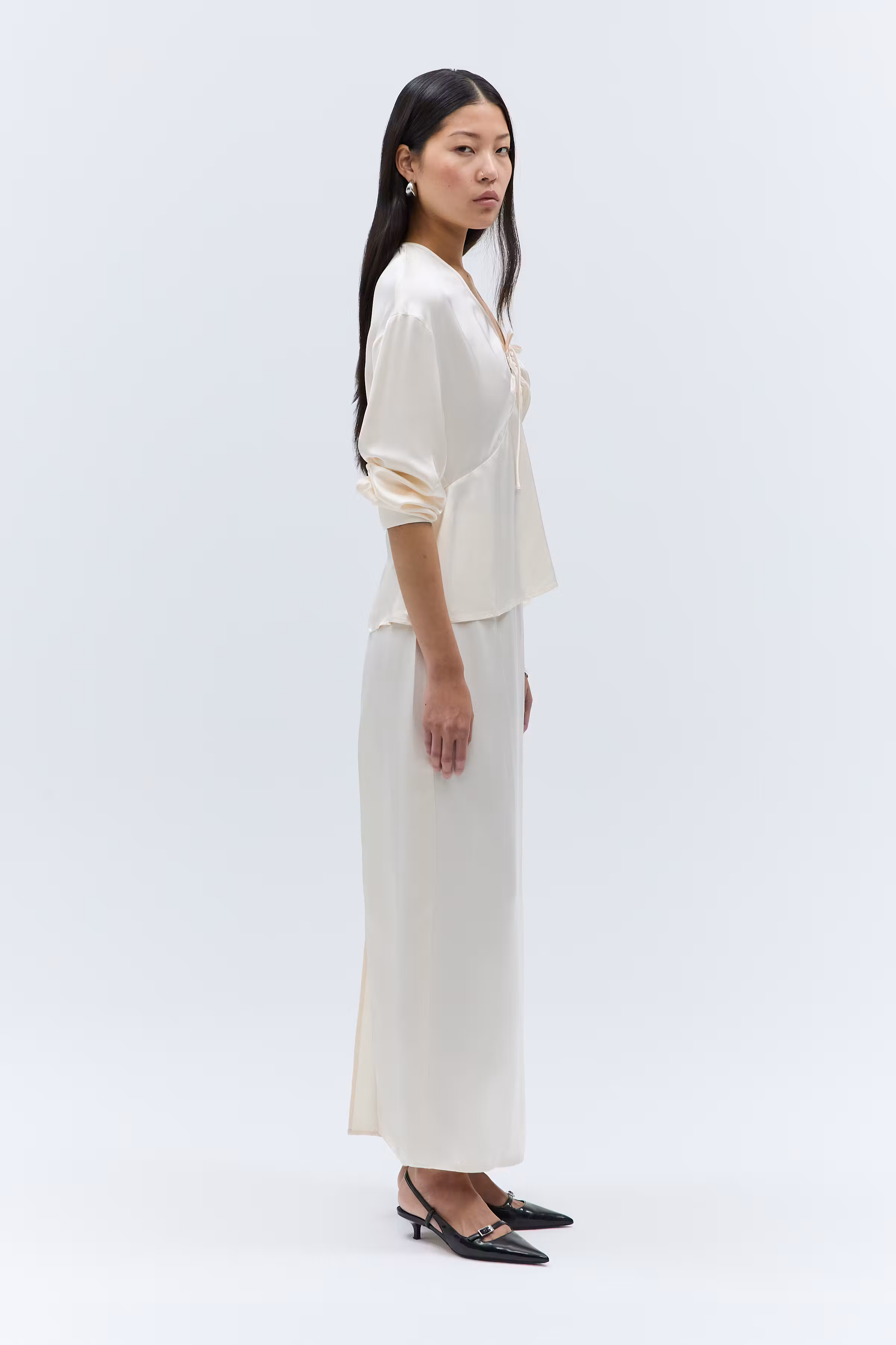IOEvaluna Blouse LOOKBOOK FRONT 30600008-WH011