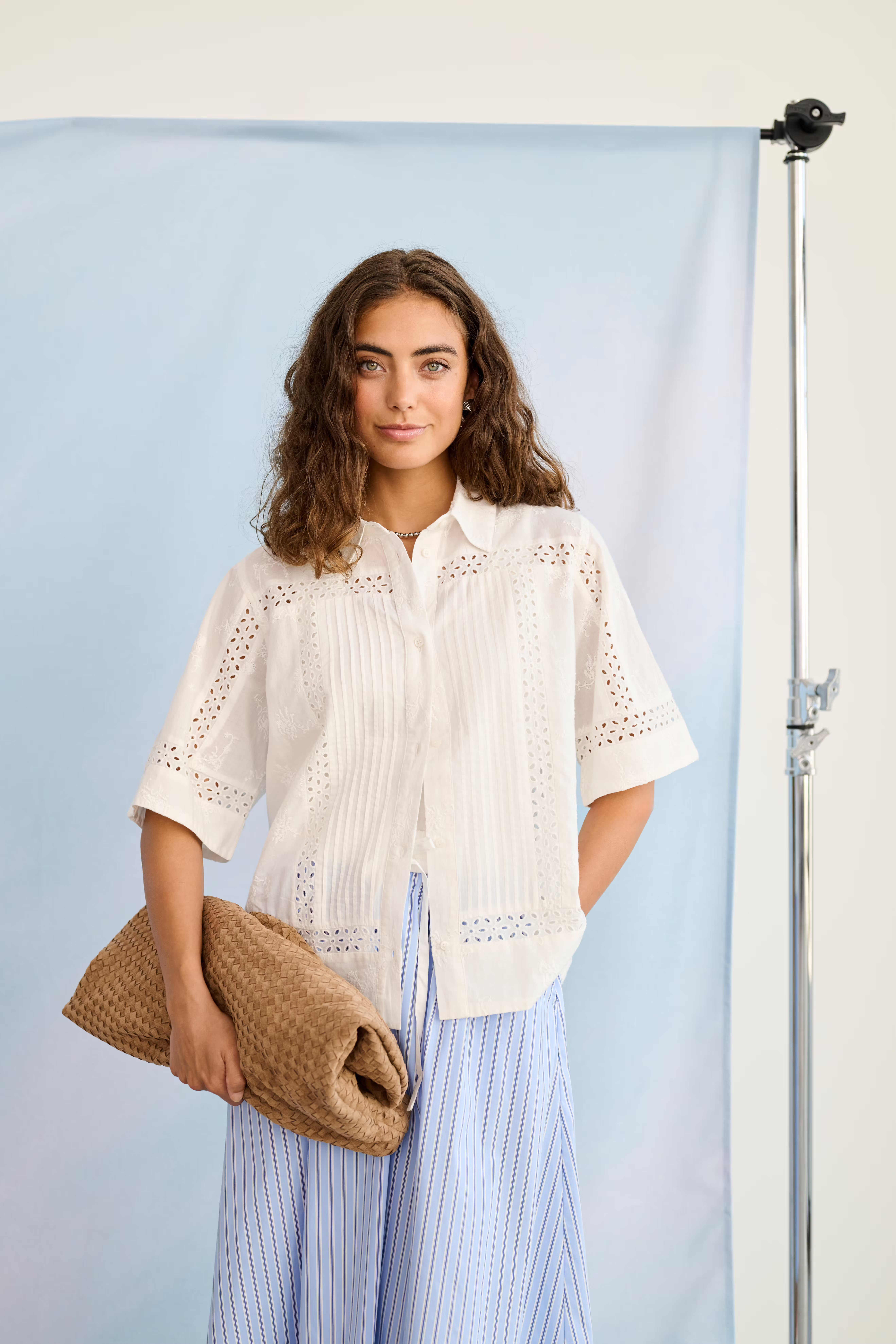 CUsissa Shirt with embroidery LOCATION NONE 50112777-500013