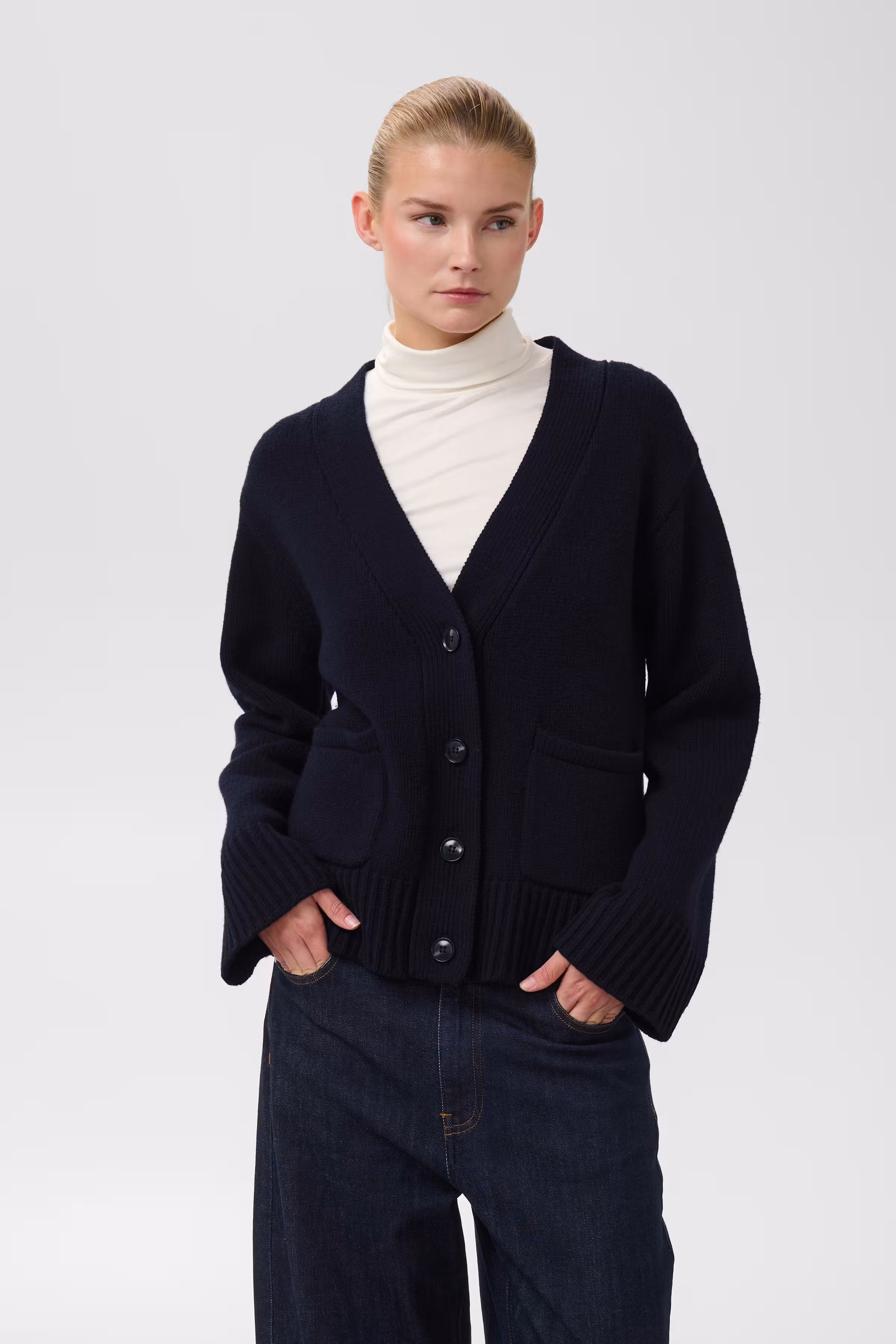 SLMoline Cardigan 100% Wolle LOOKBOOK FRONT 30409682-193924