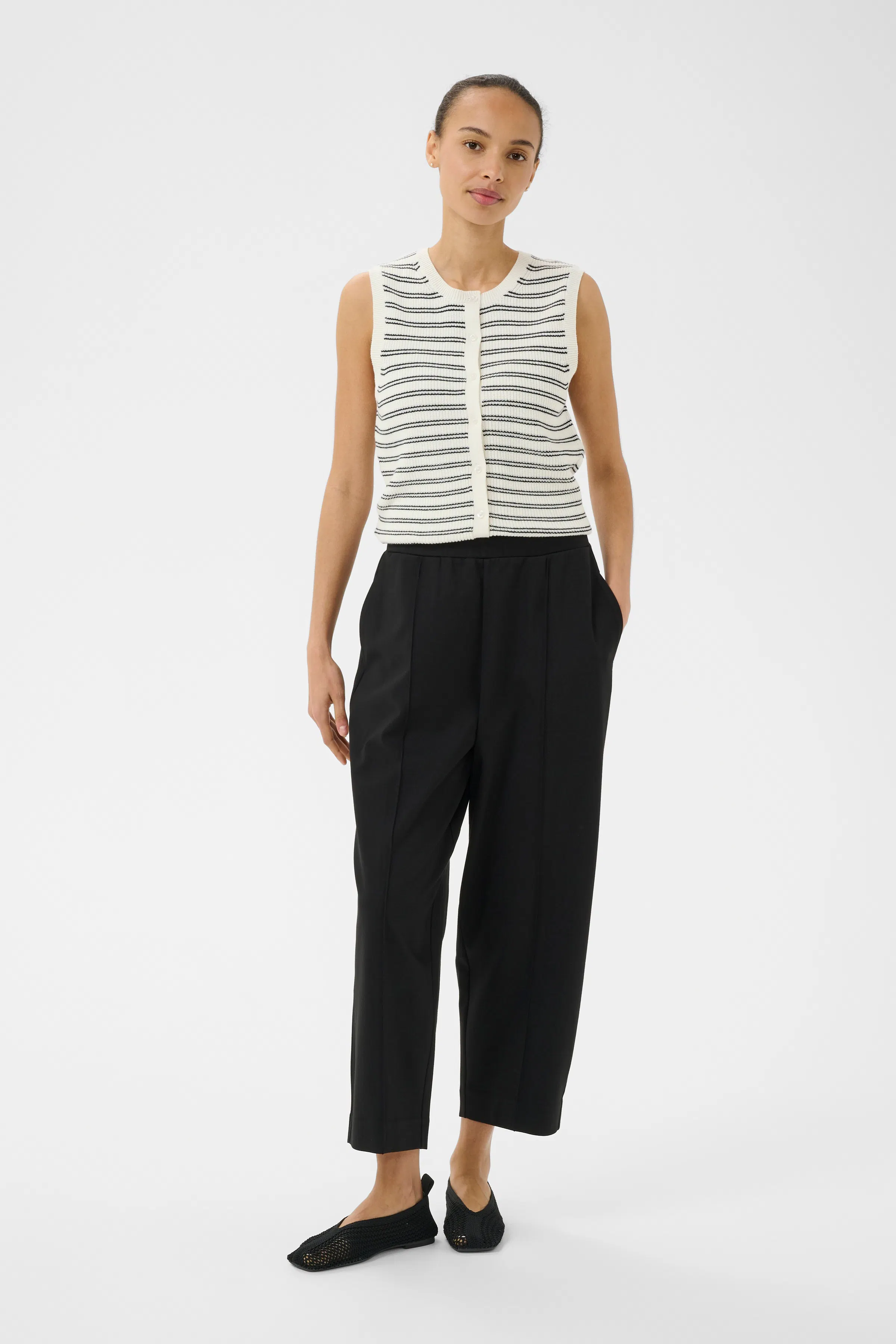 SoffysPW Trousers in black cotton