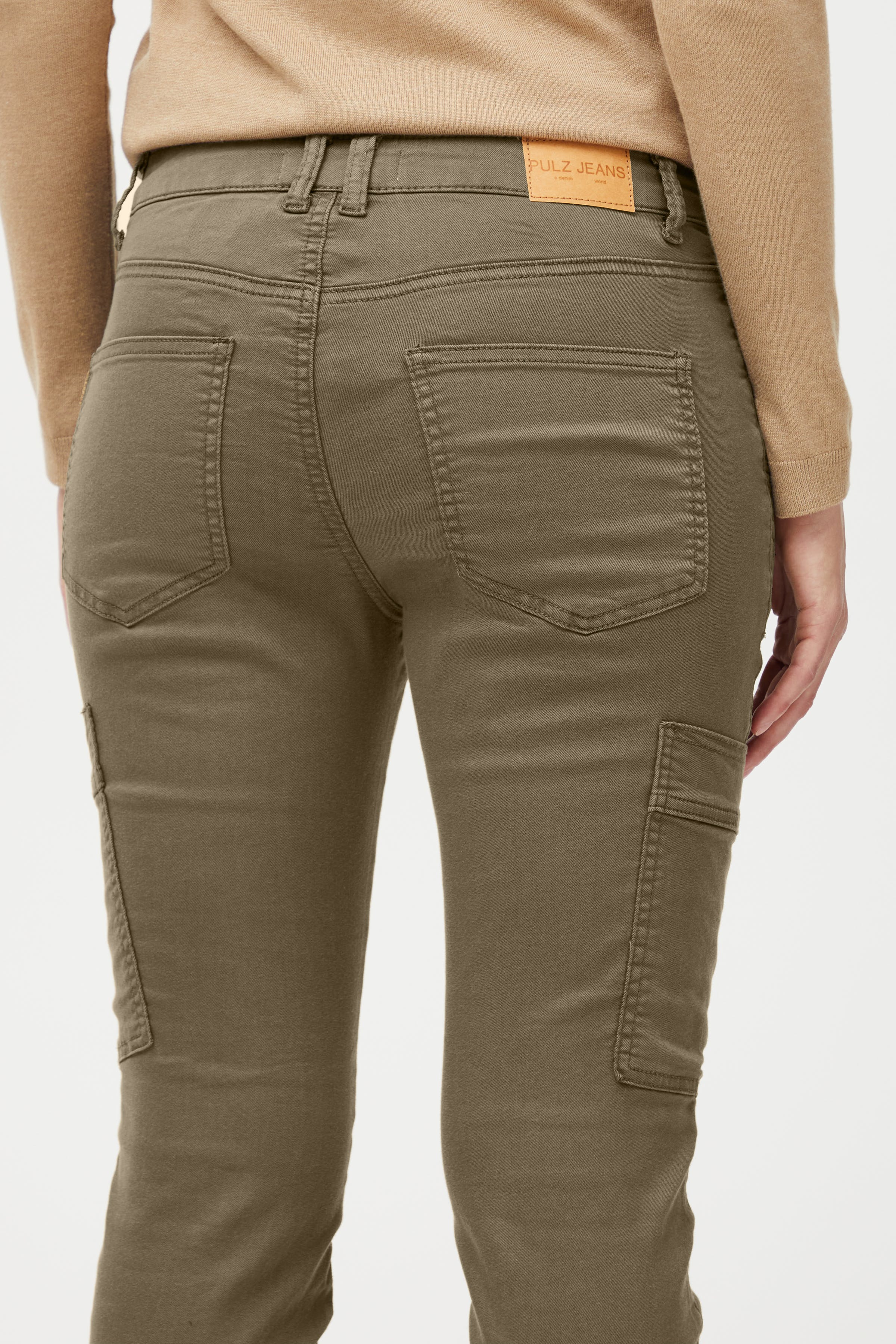 PZROSITA High Waist Skinny Leg Trousers LOOKBOOK DETAIL 50207840-190510