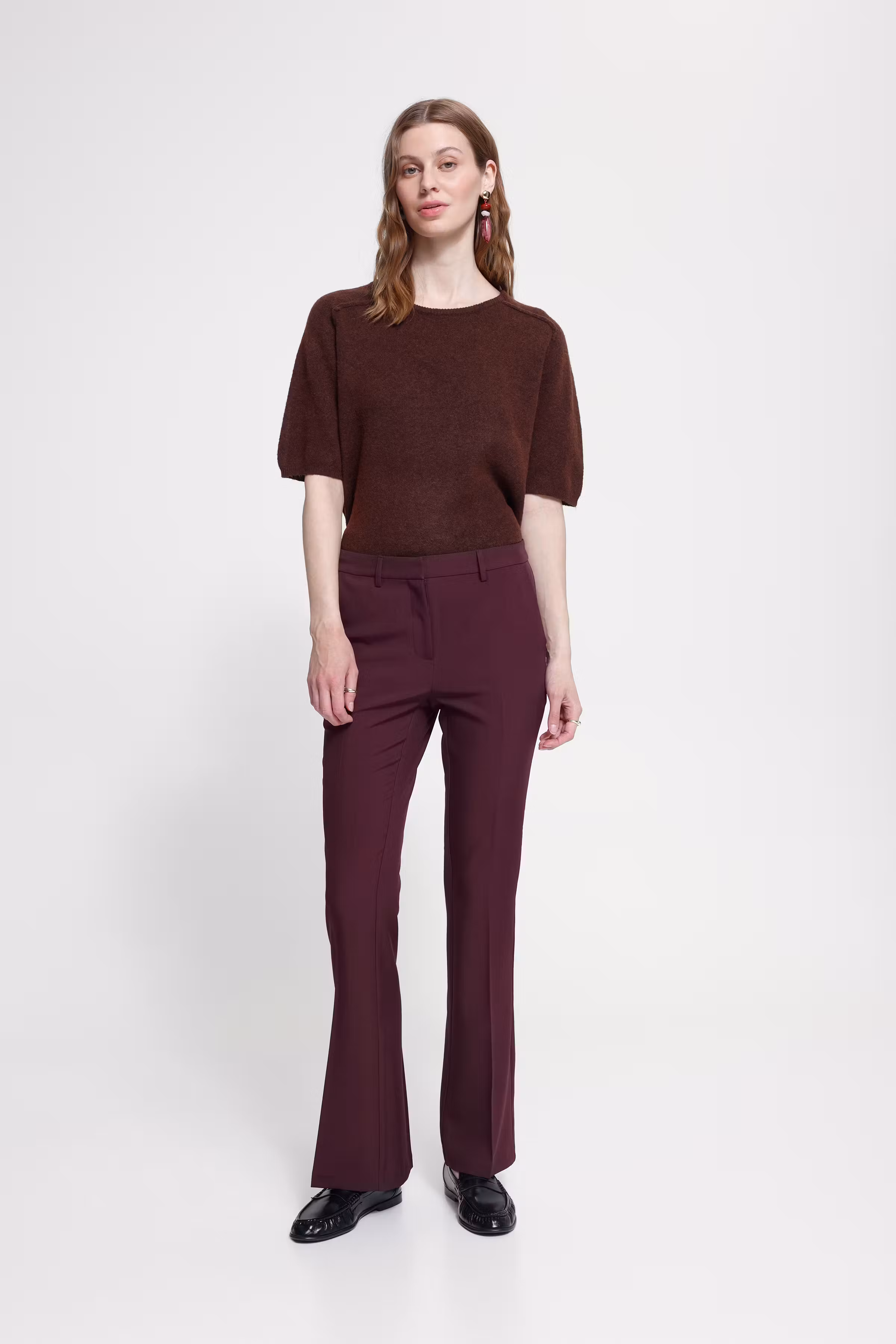 IHFAVA Flared Bukser LOOKBOOK FRONT 20125678-1916271