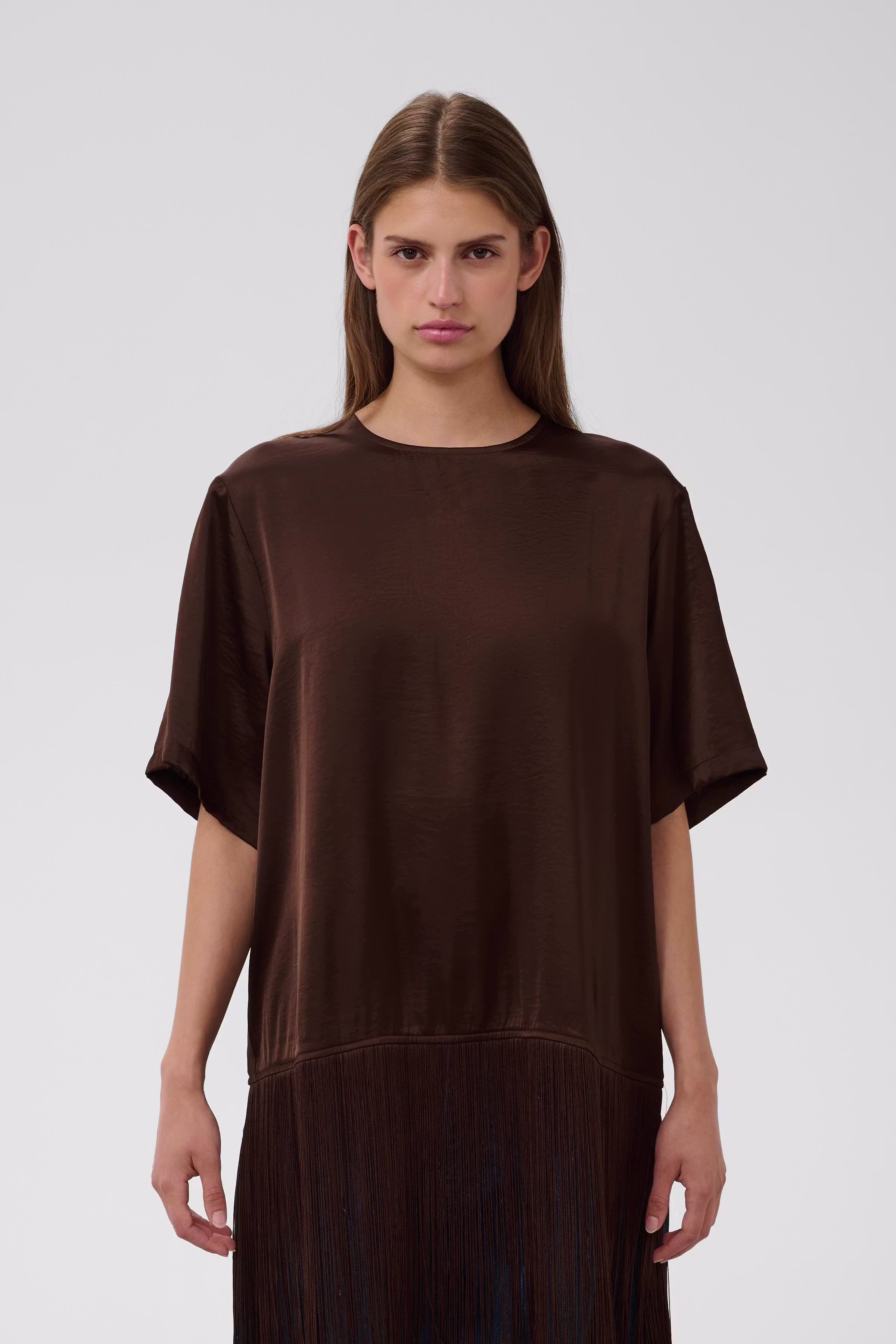 SLVerona Fringe Bluse LOOKBOOK FRONT 30410027-190912
