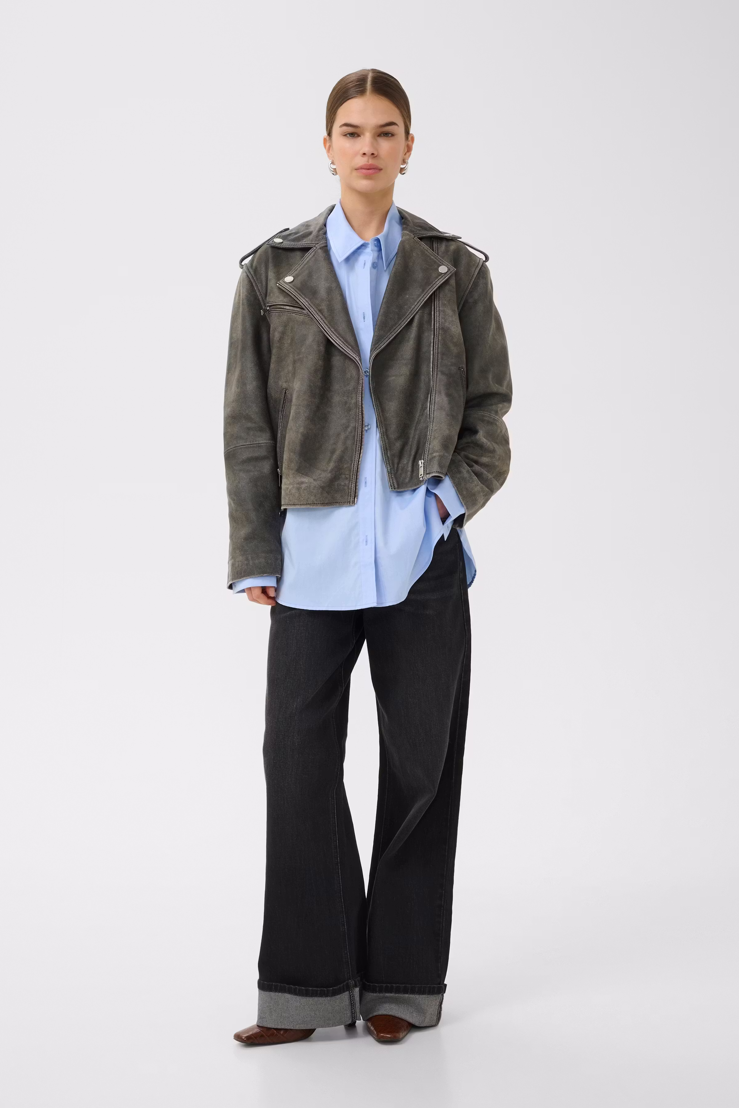 GZnaomi Skinnjakke LOOKBOOK FRONT 10910404-108626