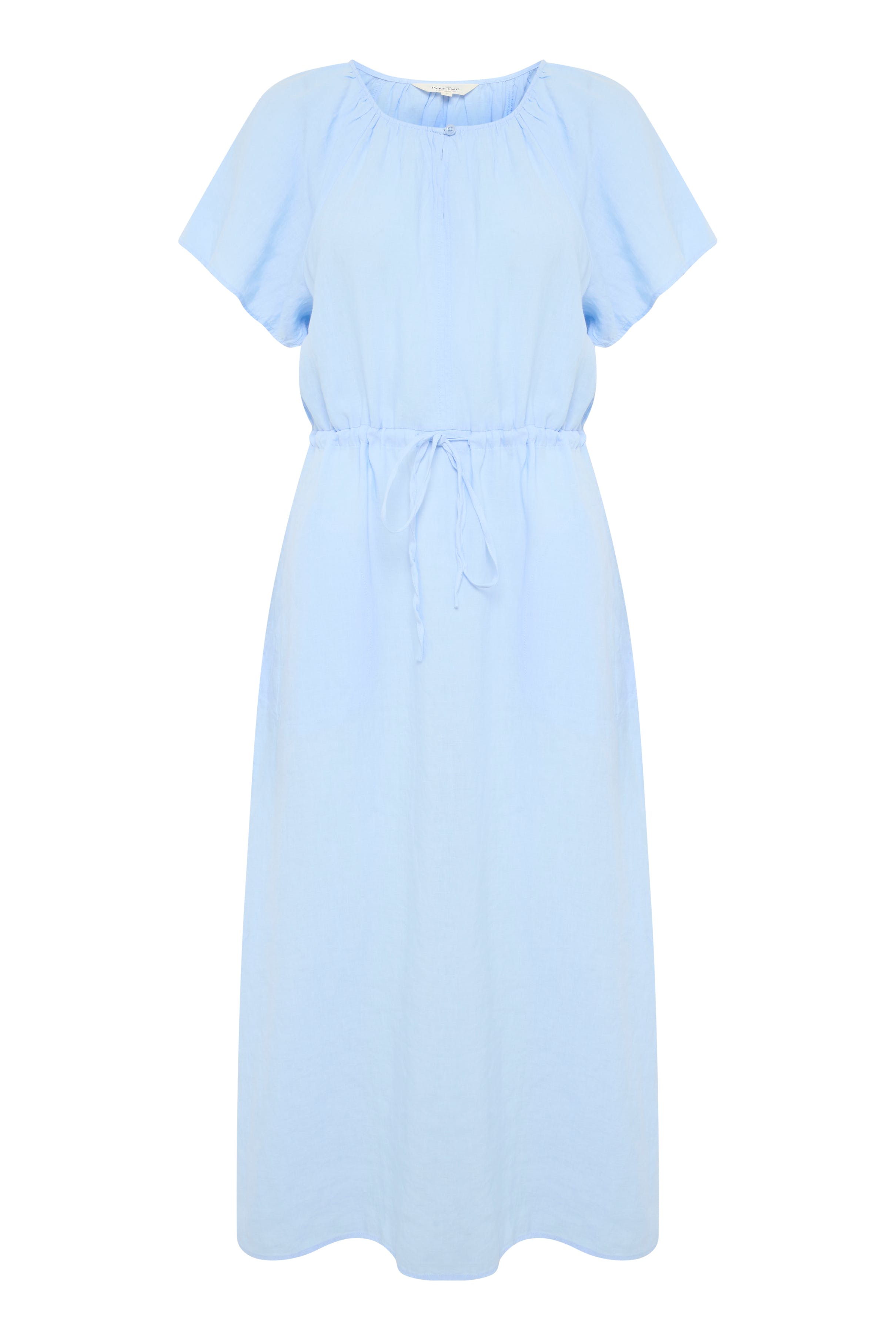 GeolinePW Lange linnen jurk PACK FRONT 30308590-154031