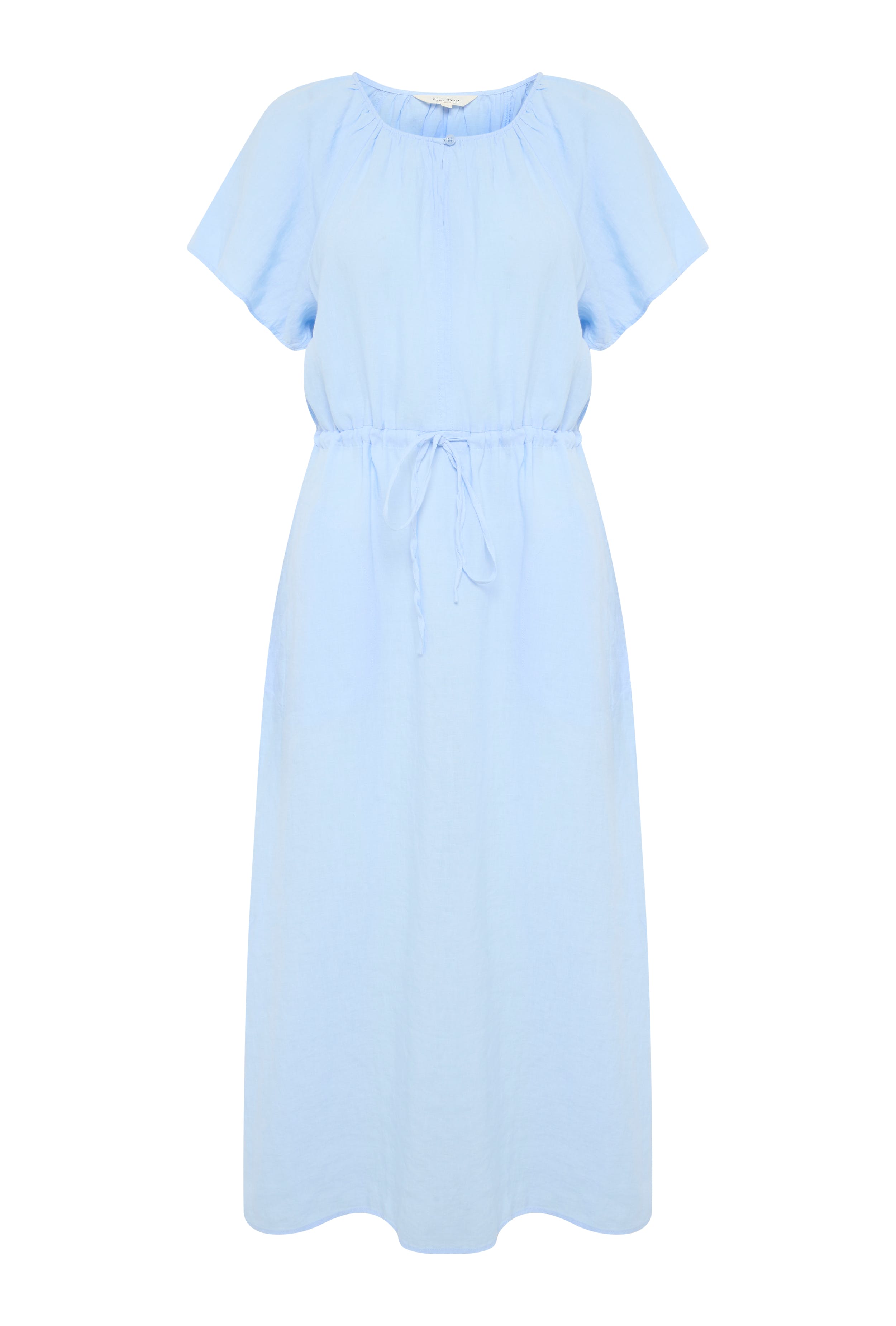 GeolinePW Lange linnen jurk PACK FRONT 30308590-154031