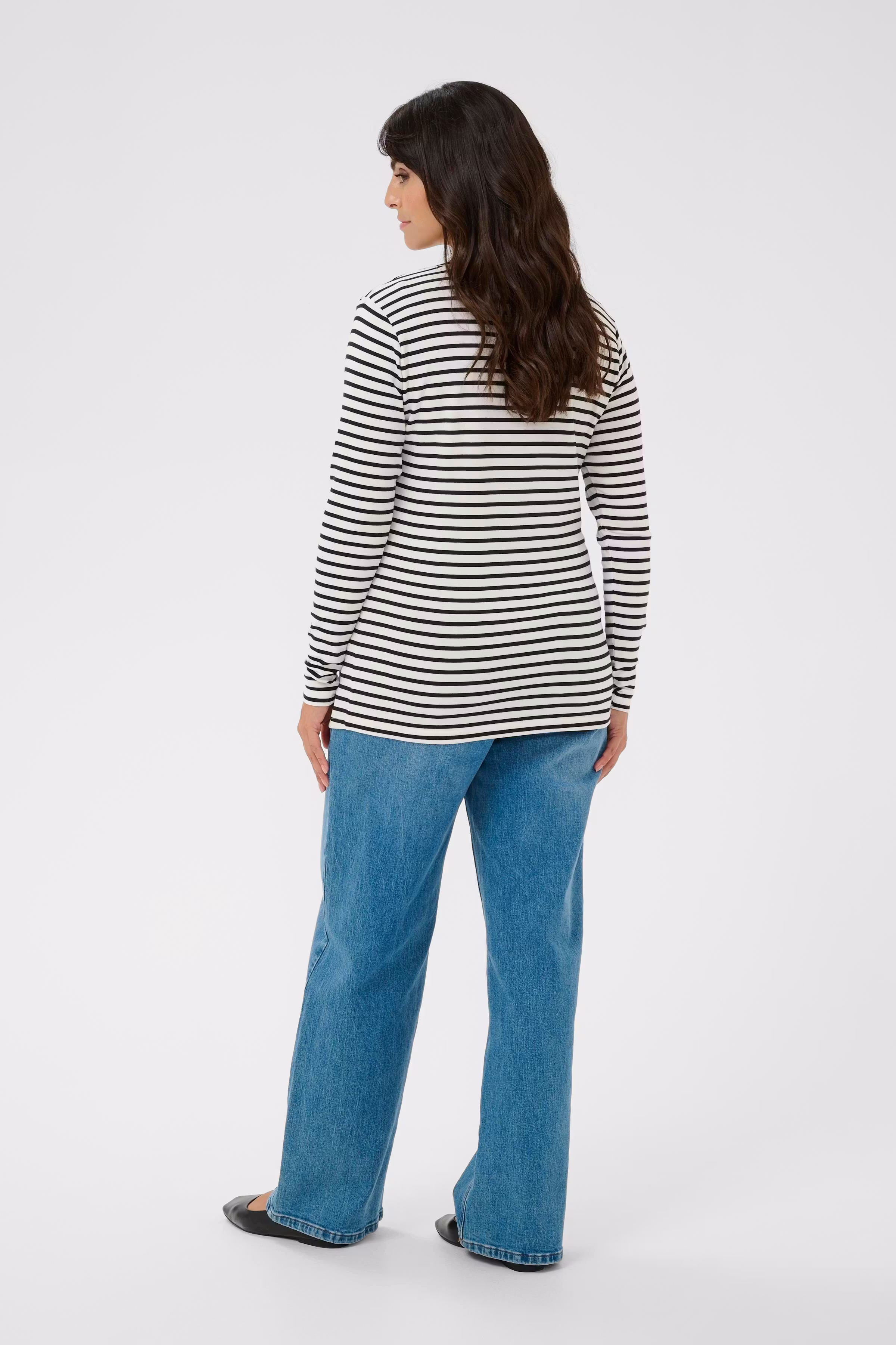 KClia Striped Blouse LOOKBOOK BACK 10580179-109322