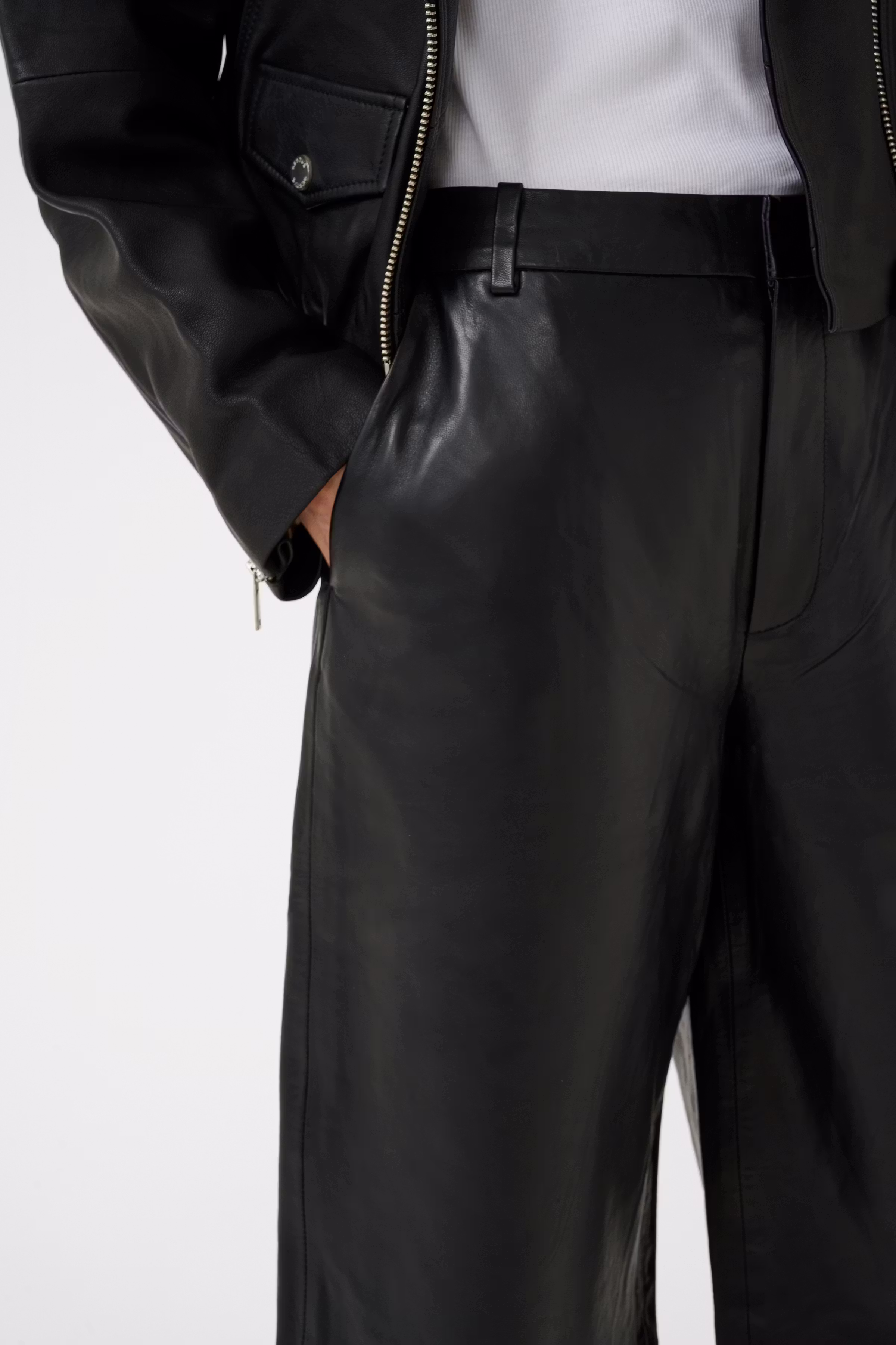 GZallis Lædershorts LOOKBOOK DETAIL 10911111-100017