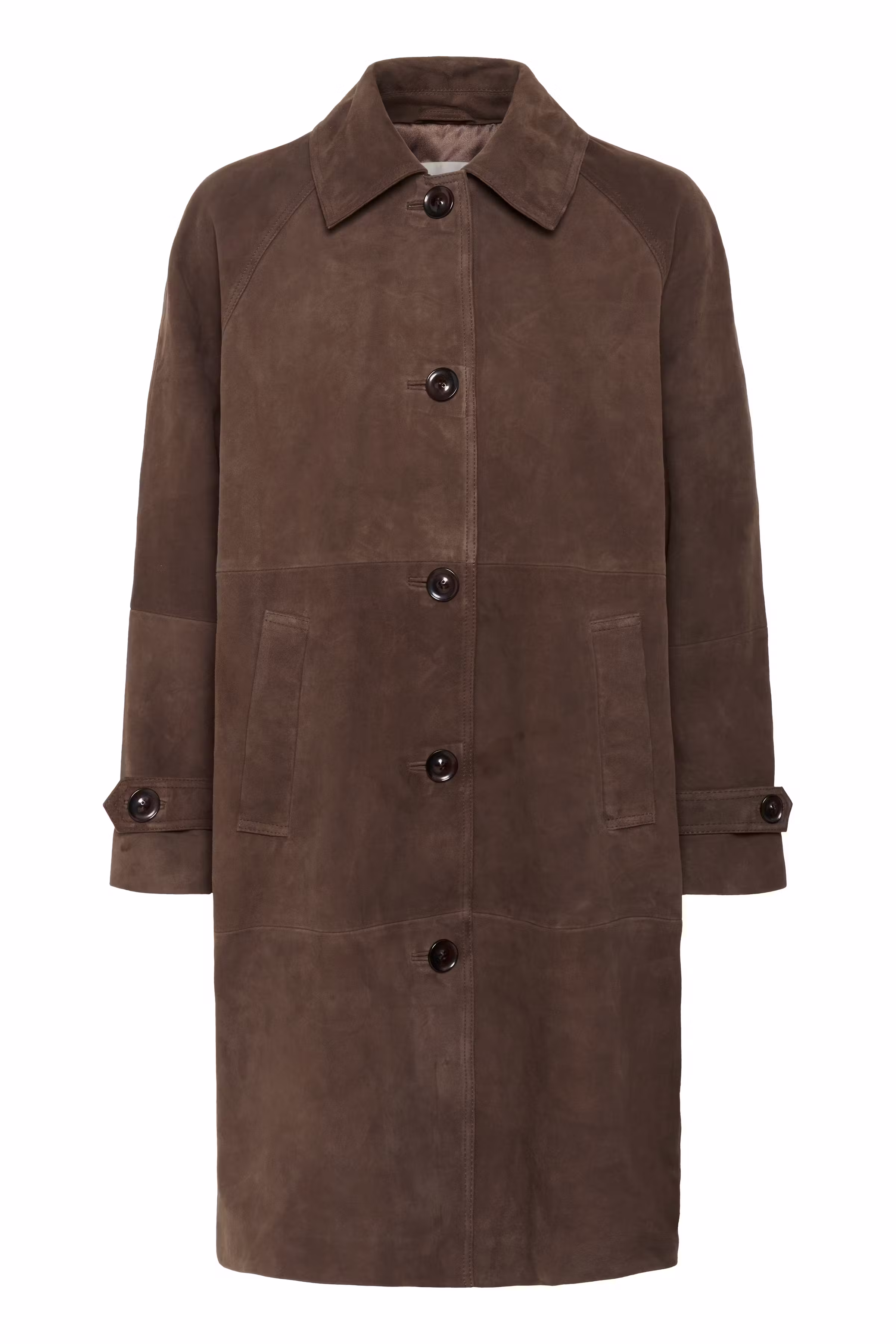 TaraMW Suede coat PACK FRONT 10705270-190840