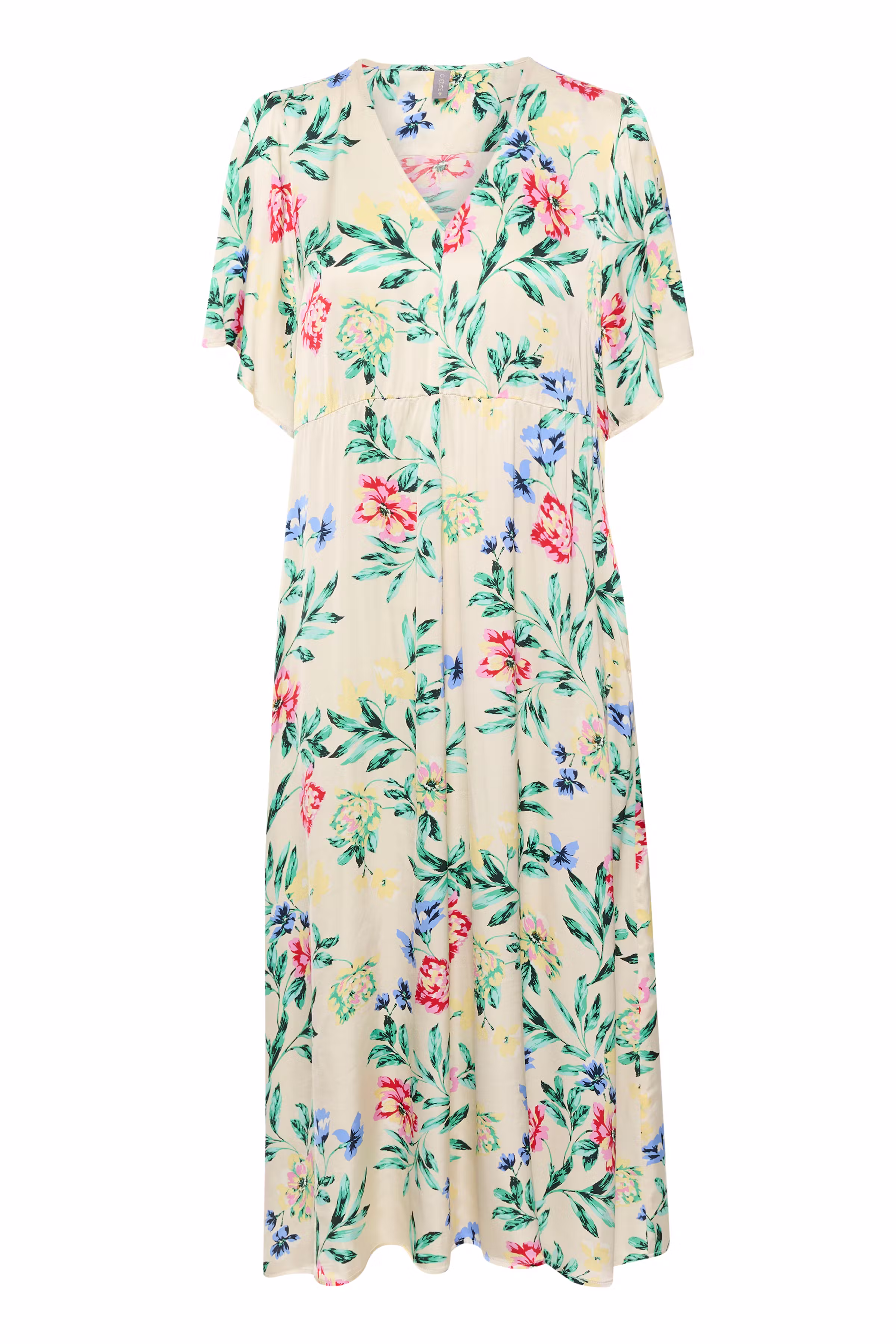 CUjulie Kjole med blomster PACK FRONT 50110349-105483