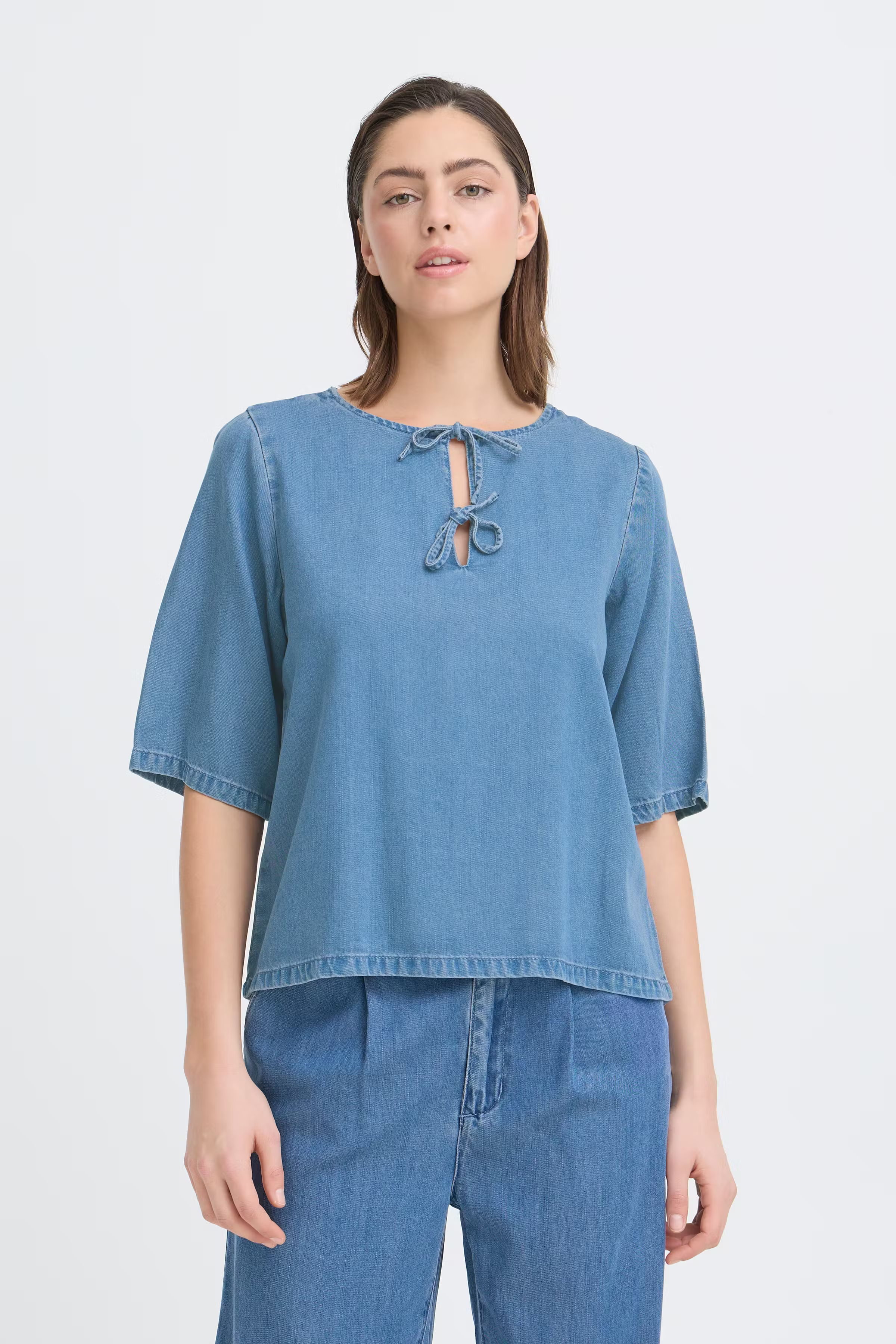 PZBLAIR Bluse LOOKBOOK FRONT 50210383-200008