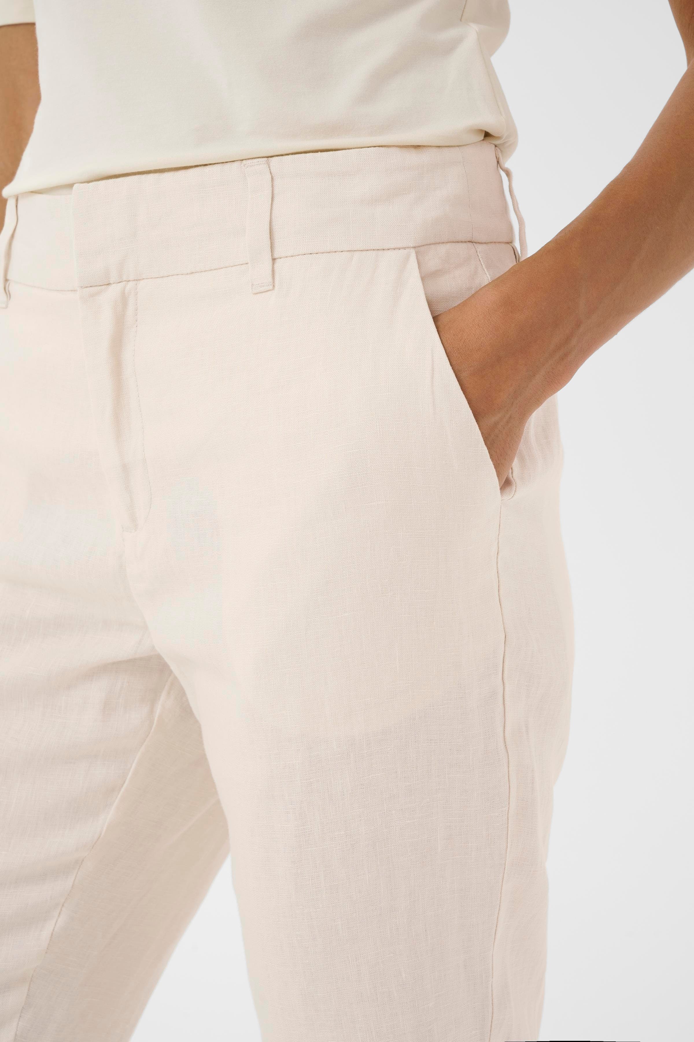 SoffePW Linen Trousers LOOKBOOK DETAIL 30309389-130400