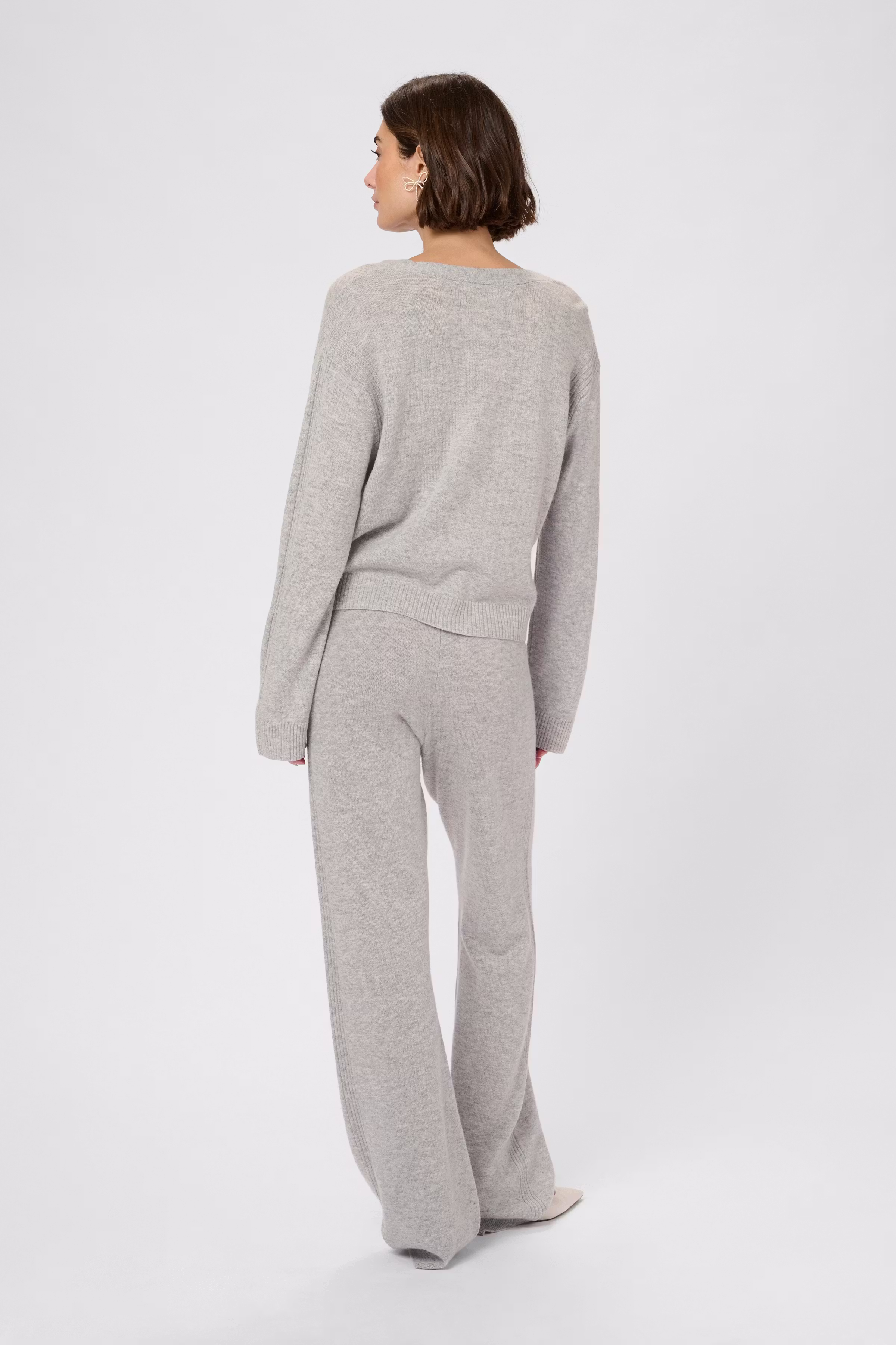 Bukse i ull og kasjmir LOOKBOOK BACK 50112338-500170