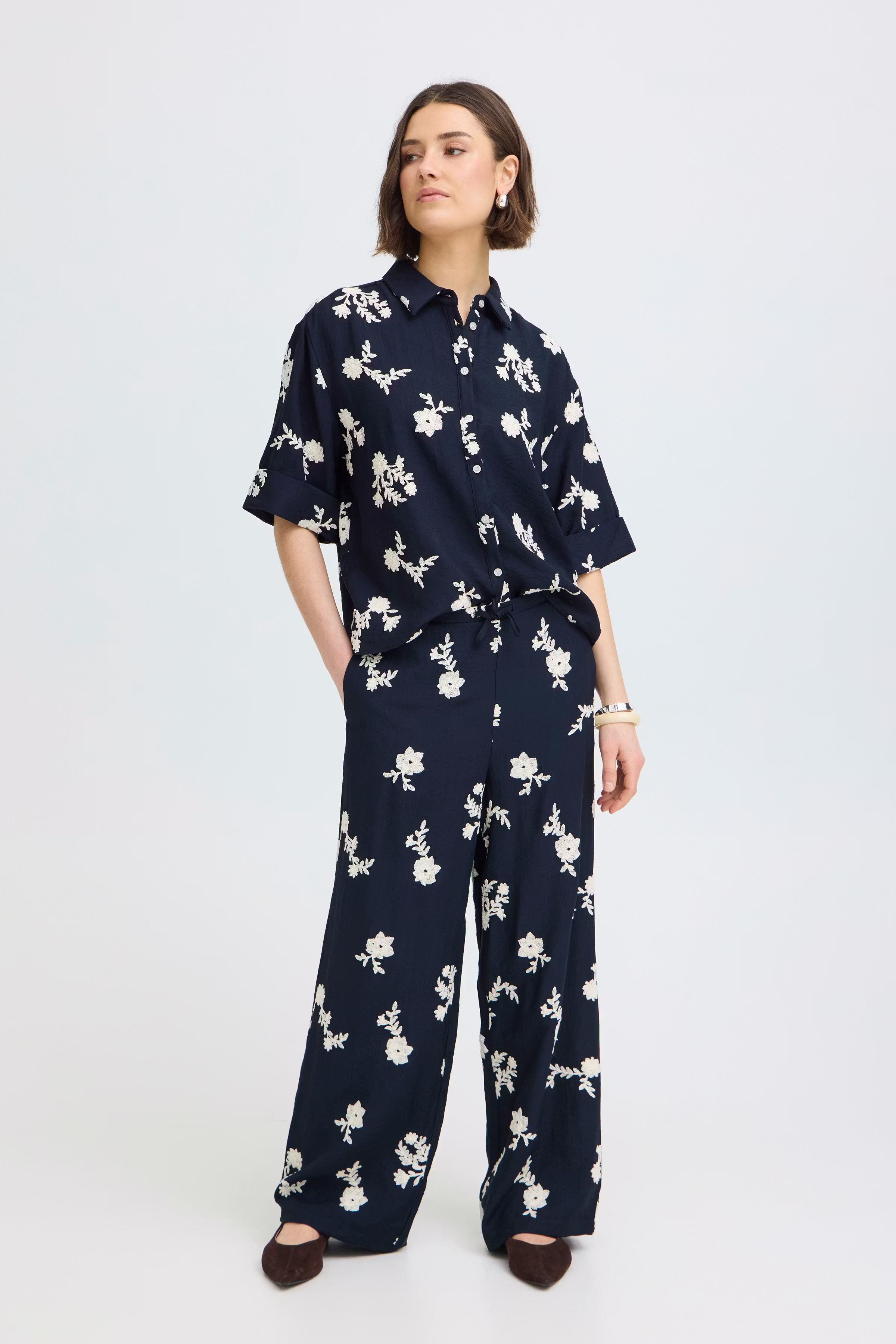 FRJOFINA Bukser LOOKBOOK FRONT 20618618-900014430