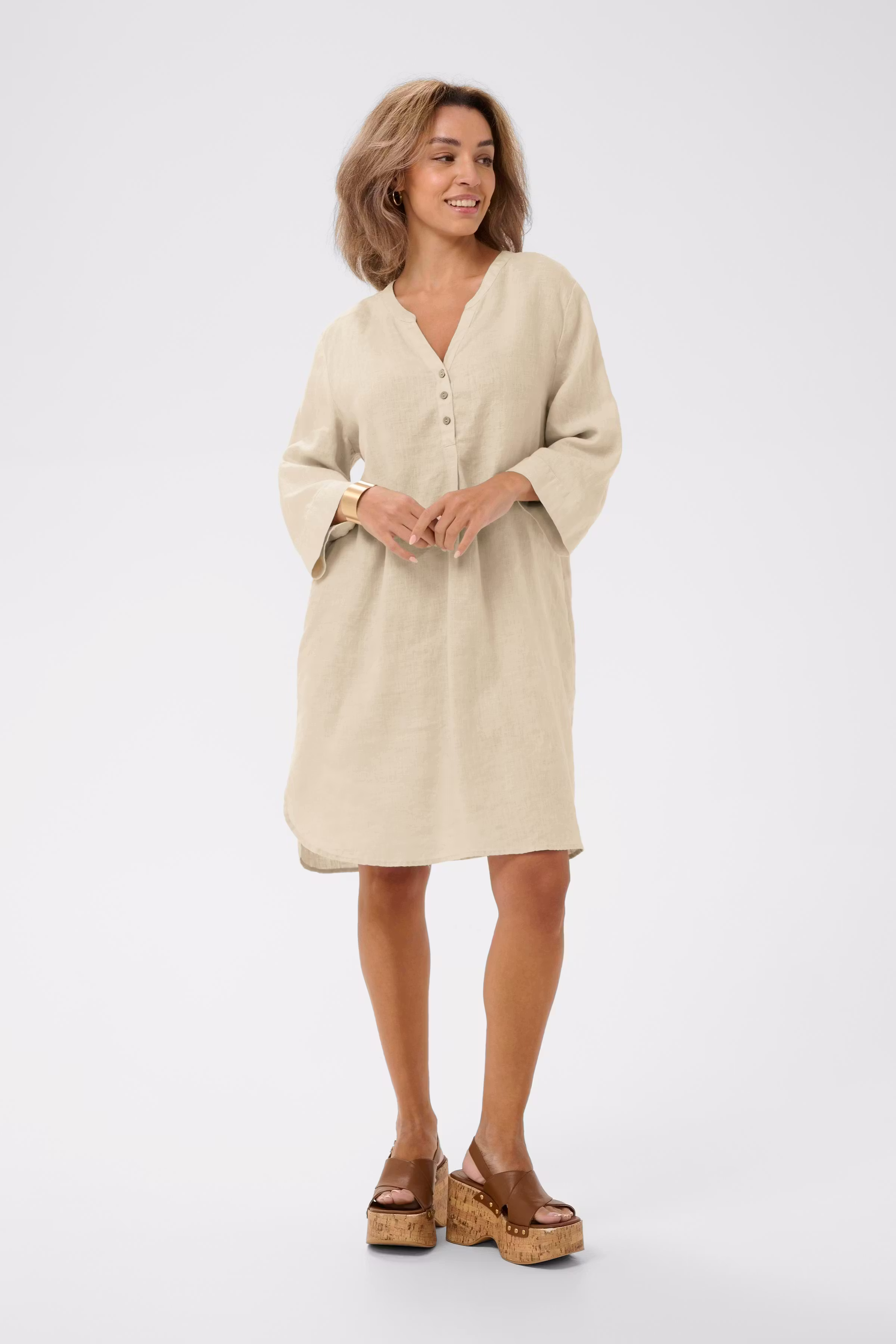 CRBellis Linen Dress LOOKBOOK FRONT 10611576-104537
