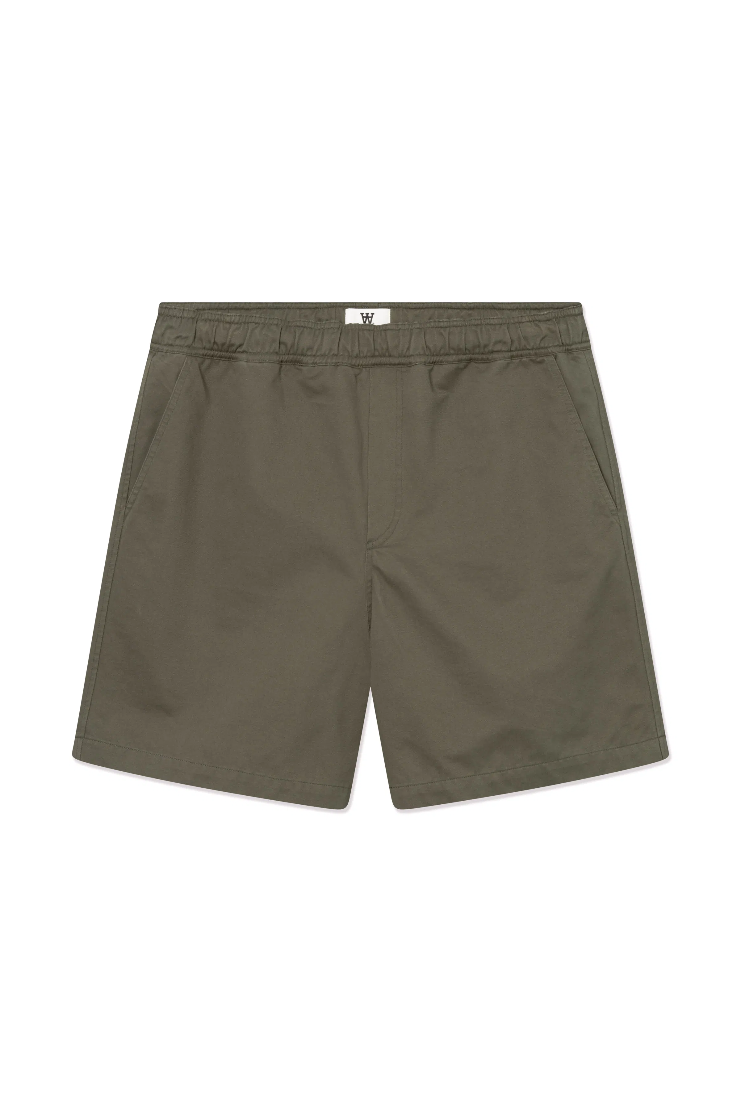 WWLax Shorts in deep depths / green cotton | WoodWood