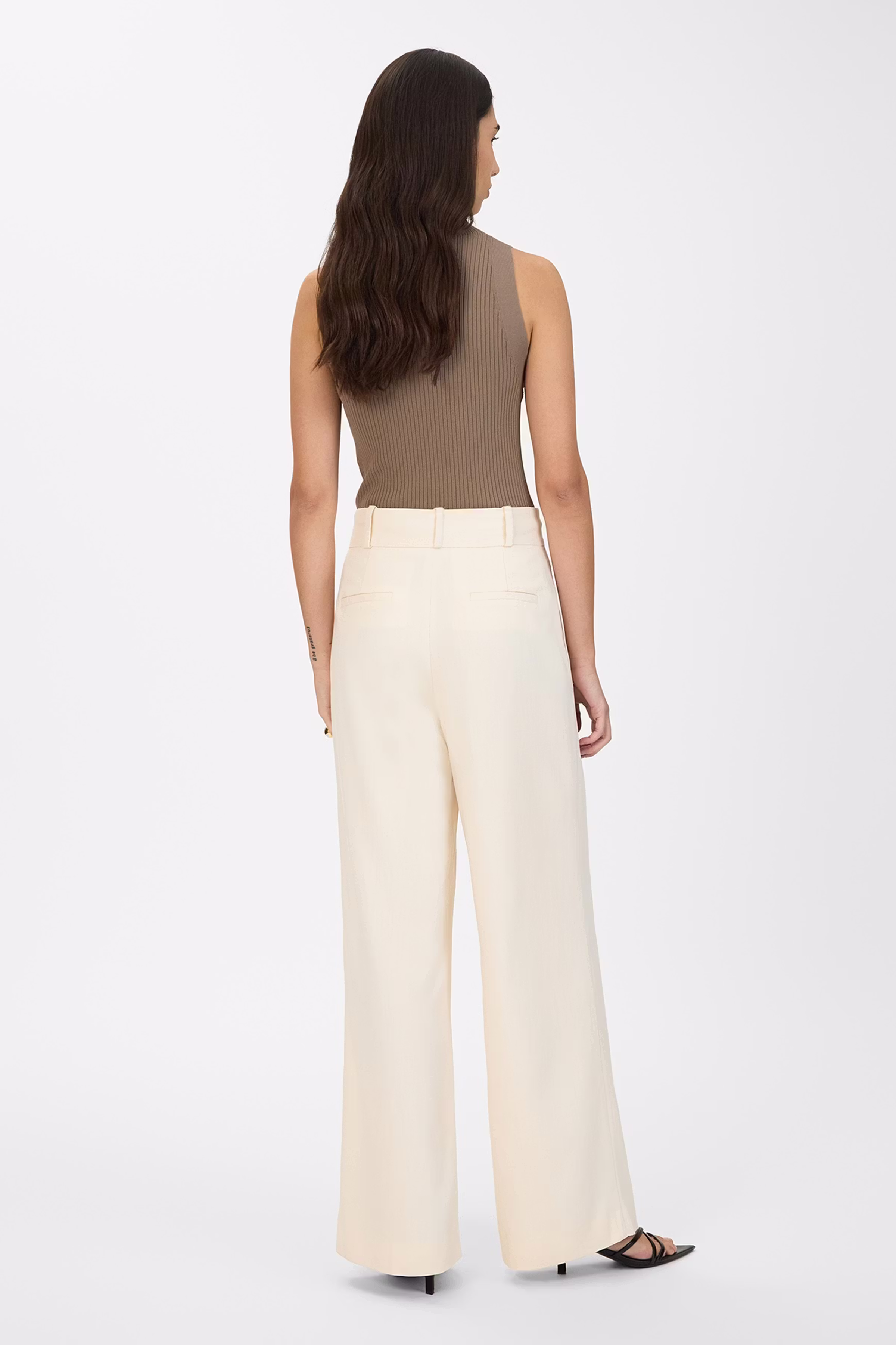 PRESCILLIA Trousers LOOKBOOK BACK 30600616-WH014