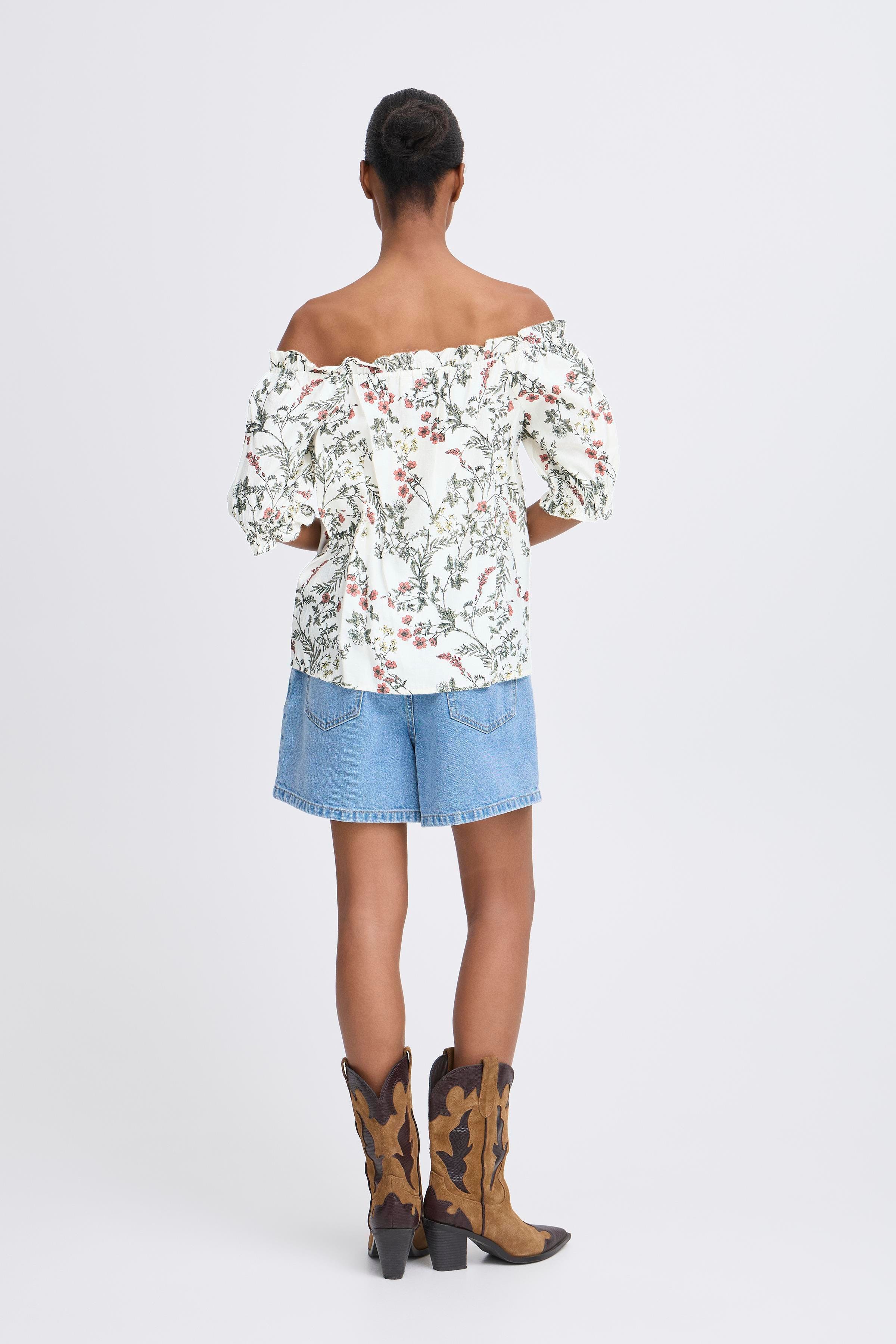 BYIMILDA Bluse LOOKBOOK BACK 20816800-204740