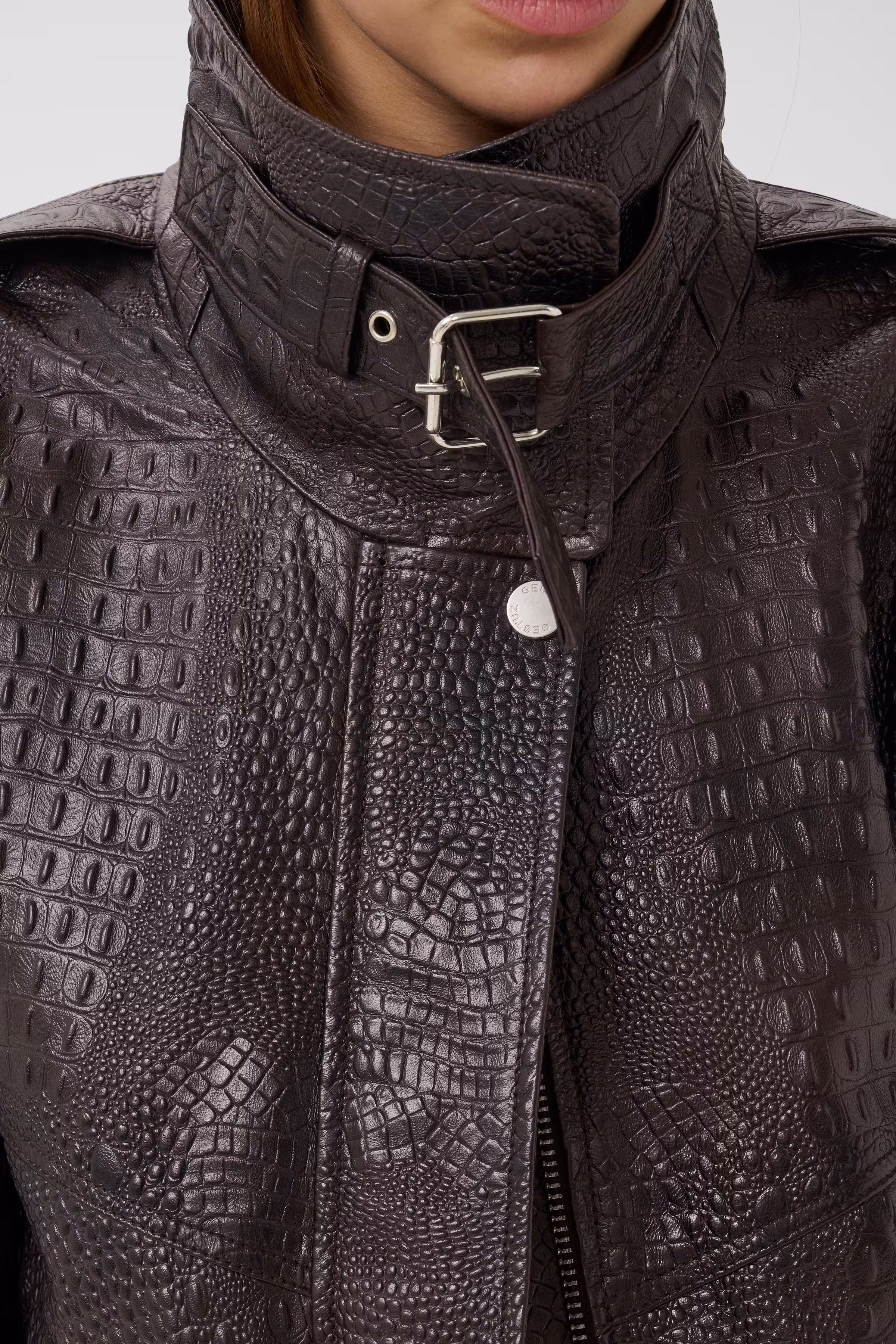 GZtori Leren jas LOOKBOOK DETAIL 10911533-109602