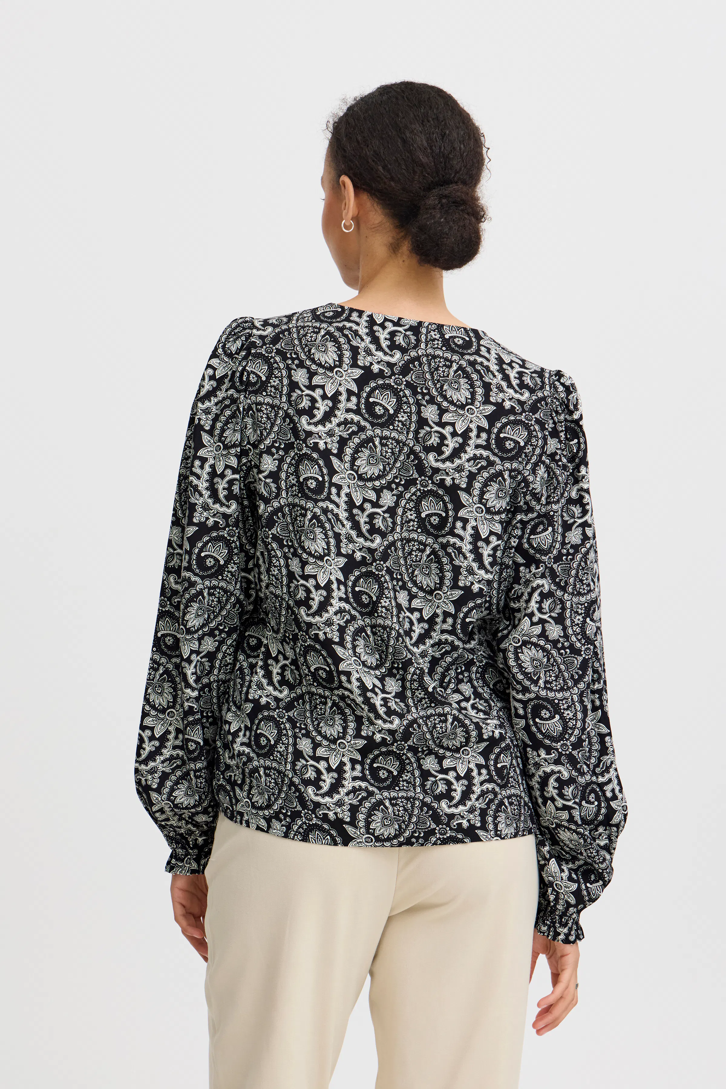 Langermet bluse LOOKBOOK BACK 20816137-200453
