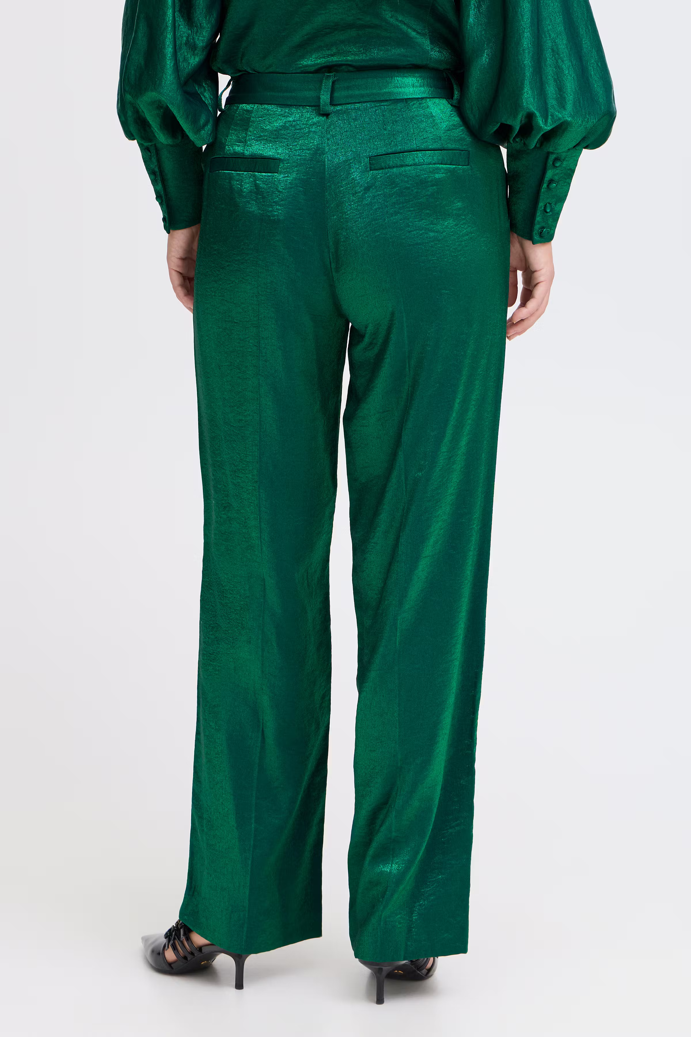 PZMAYHA High Waist Wide Leg Bukser LOOKBOOK BACK 50208494-196026