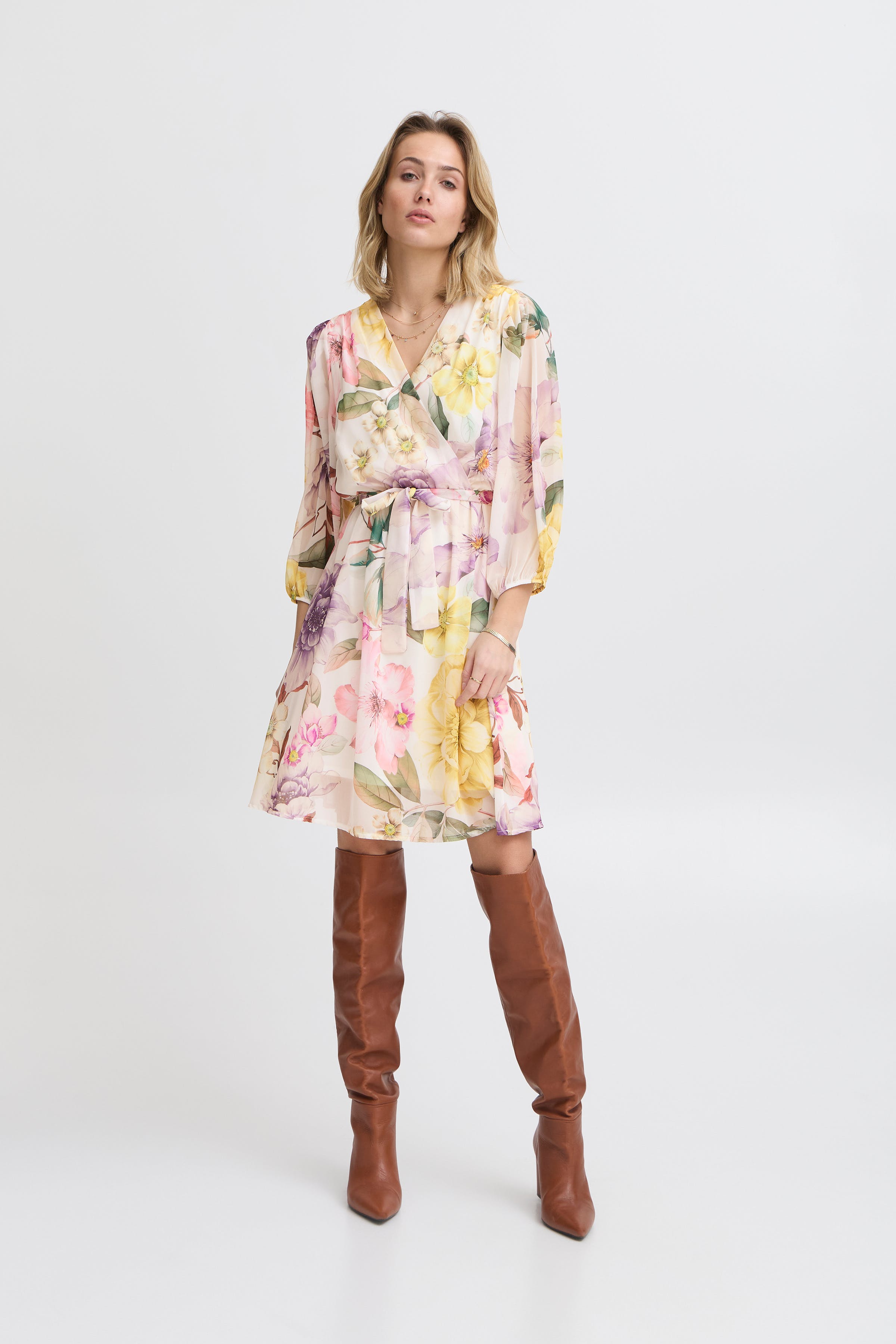 SBLENKE Kjole LOOKBOOK FRONT 22100904-140002