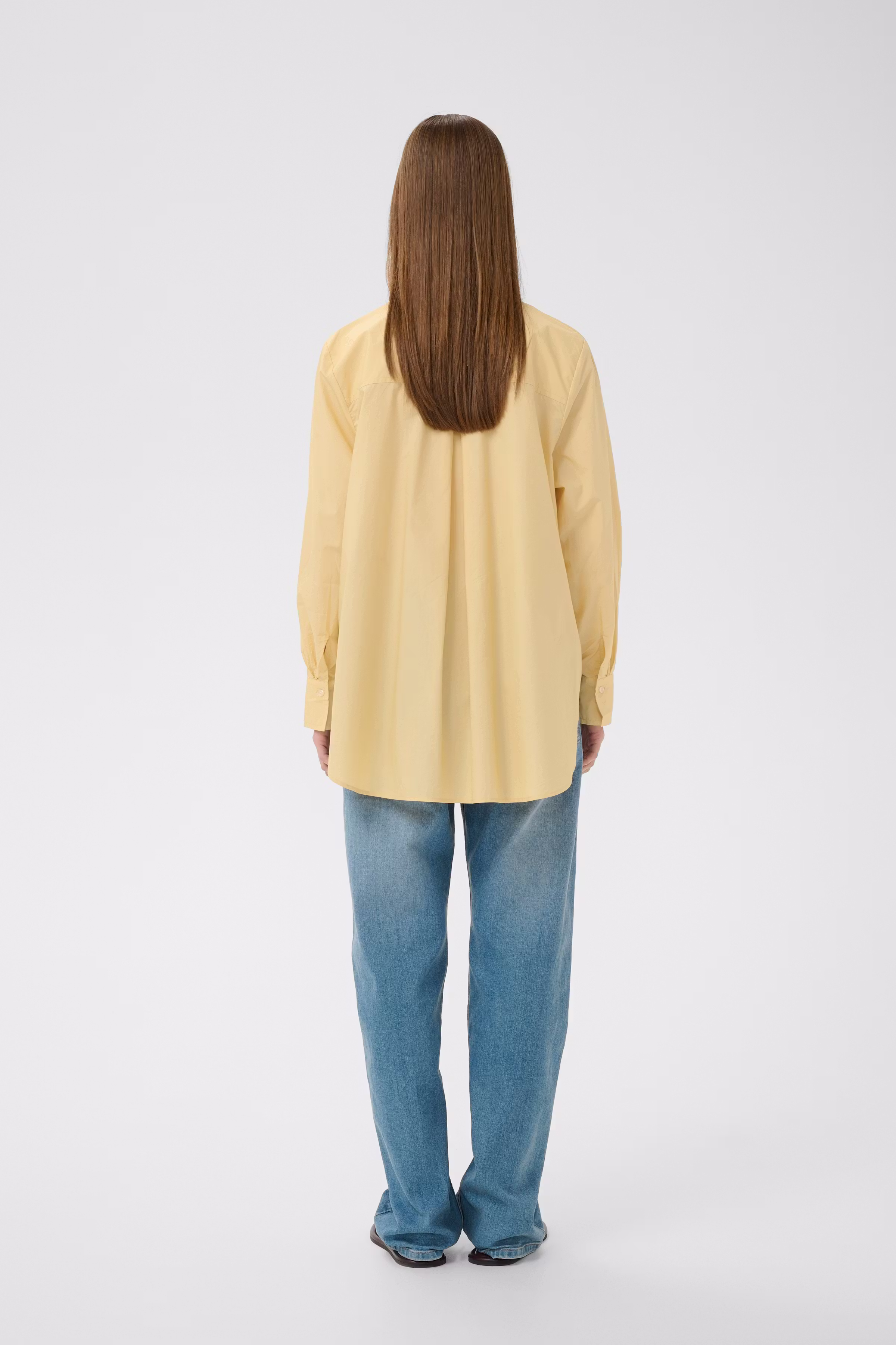 LELOIW Oversize Poplin Hemd LOOKBOOK BACK 30112345-130916