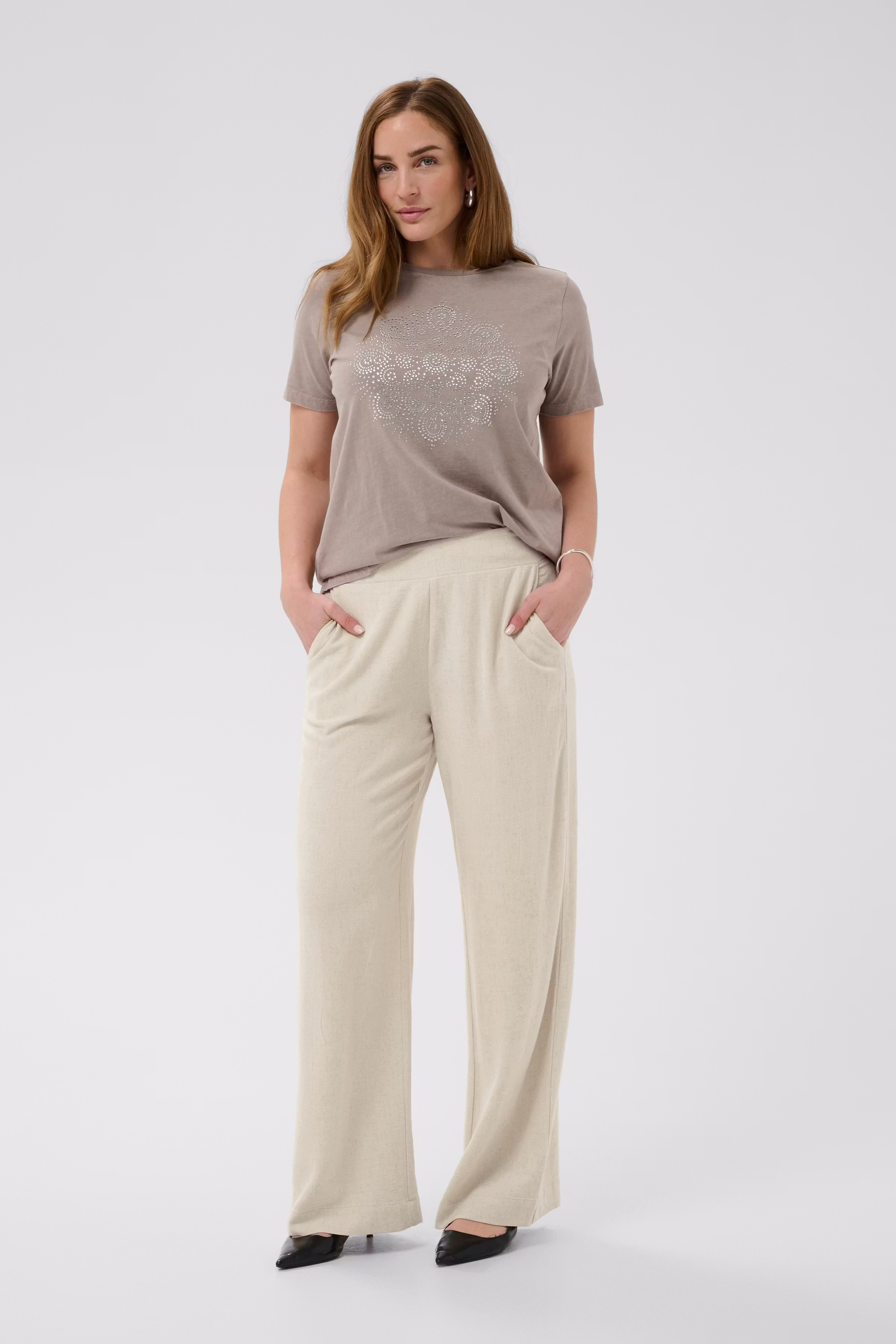 BPhella Bukser LOOKBOOK FRONT 40200107-109280