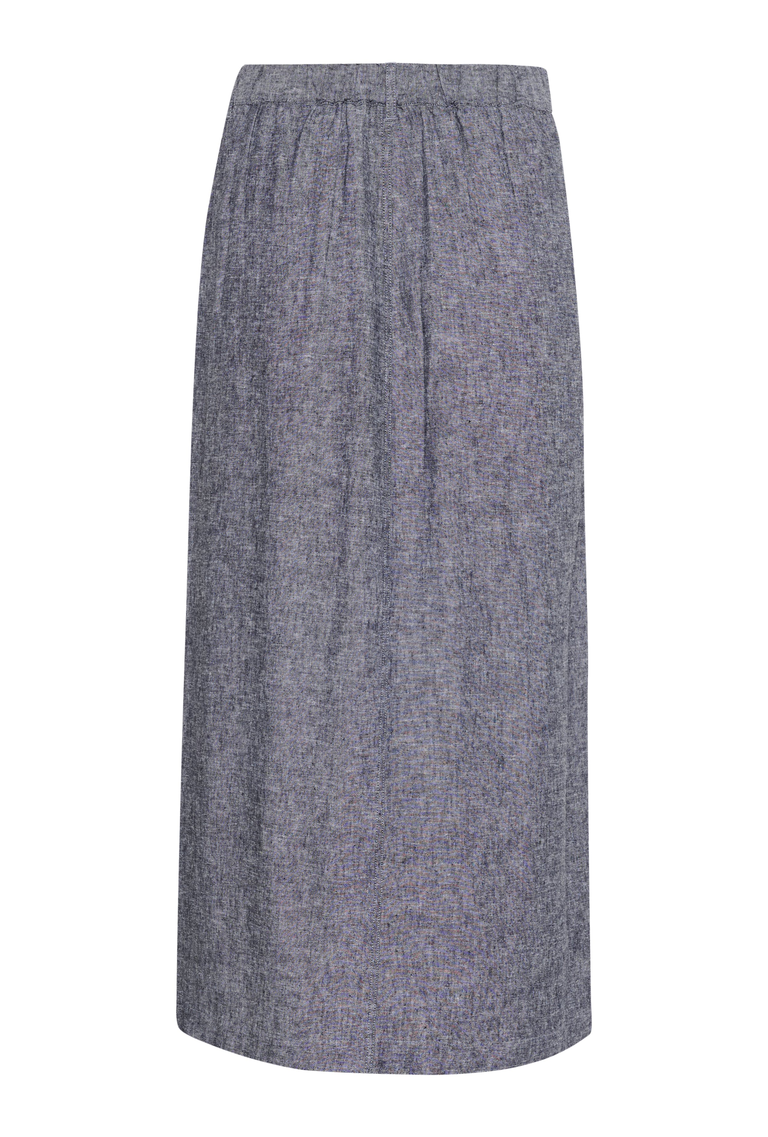 RimoneIW Linen Skirt PACK BACK 30110364-302004