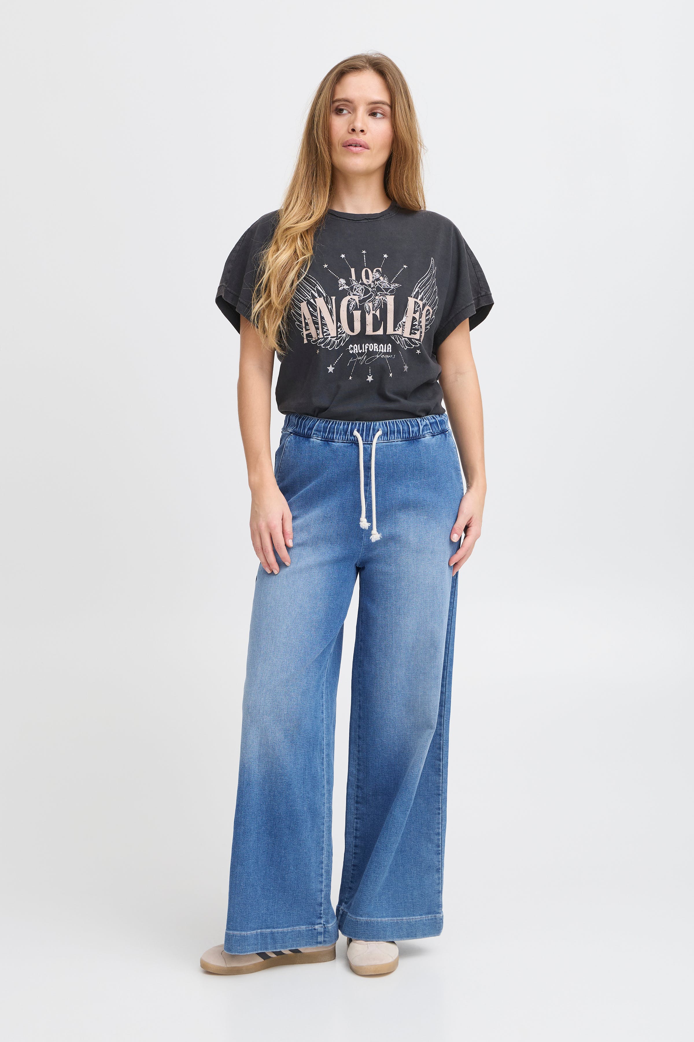 PZRAVEN High Waist Broek LOOKBOOK FRONT 50208864-200005