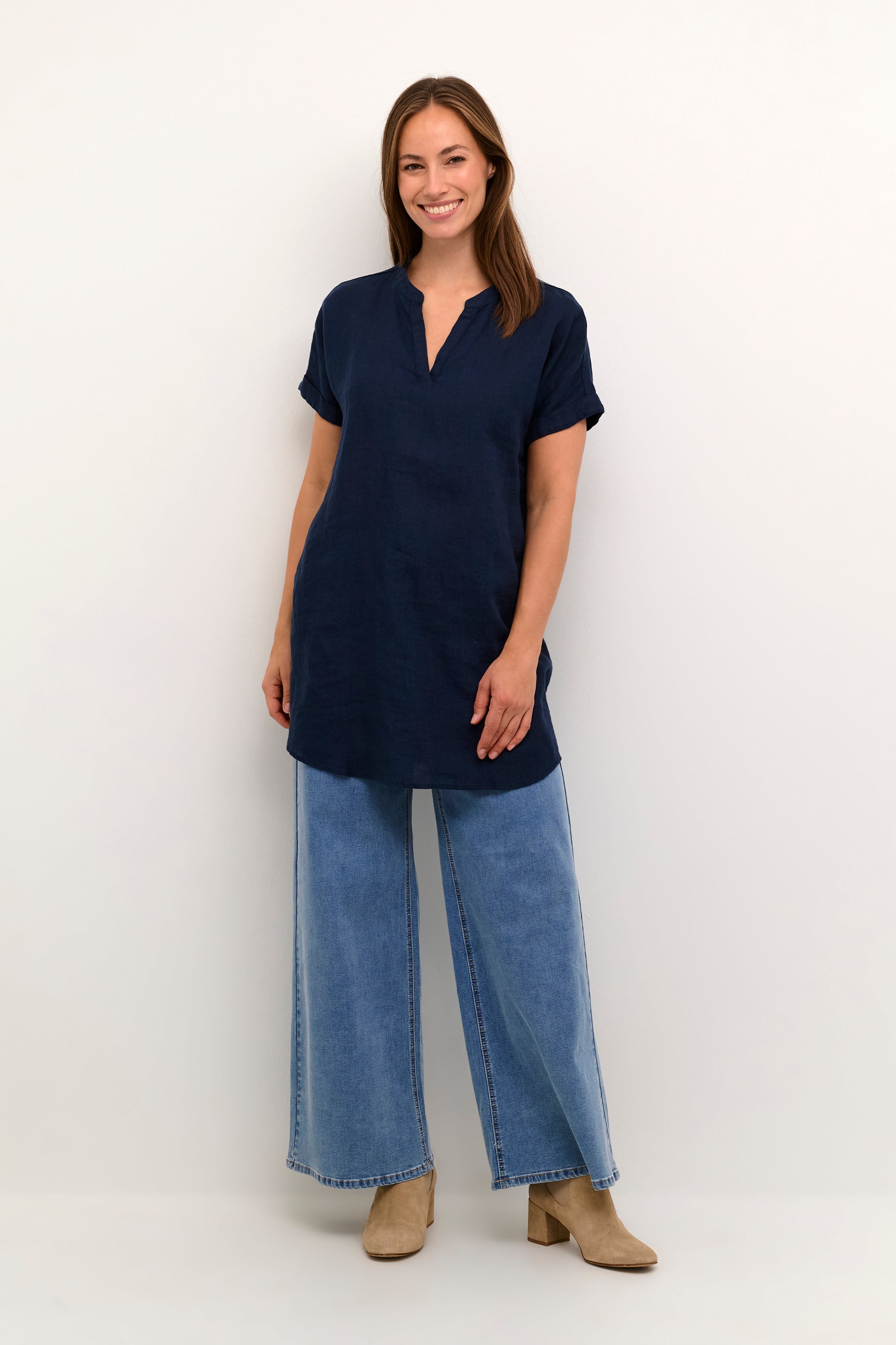 CRBellis Leinen Tunika LOOKBOOK FRONT 10612266-194024