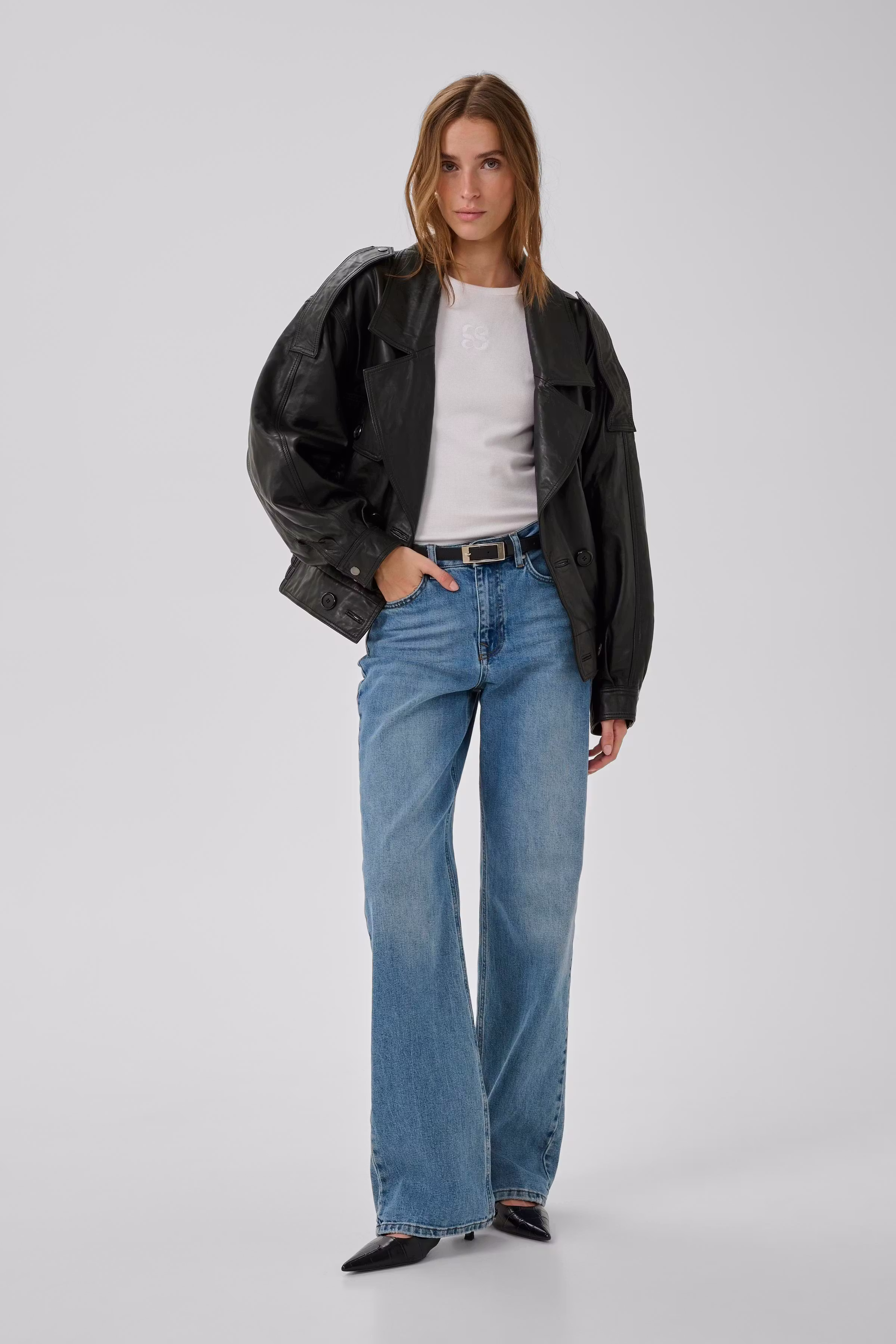 JackieMW Lederjacke LOOKBOOK FRONT 10705104-100031